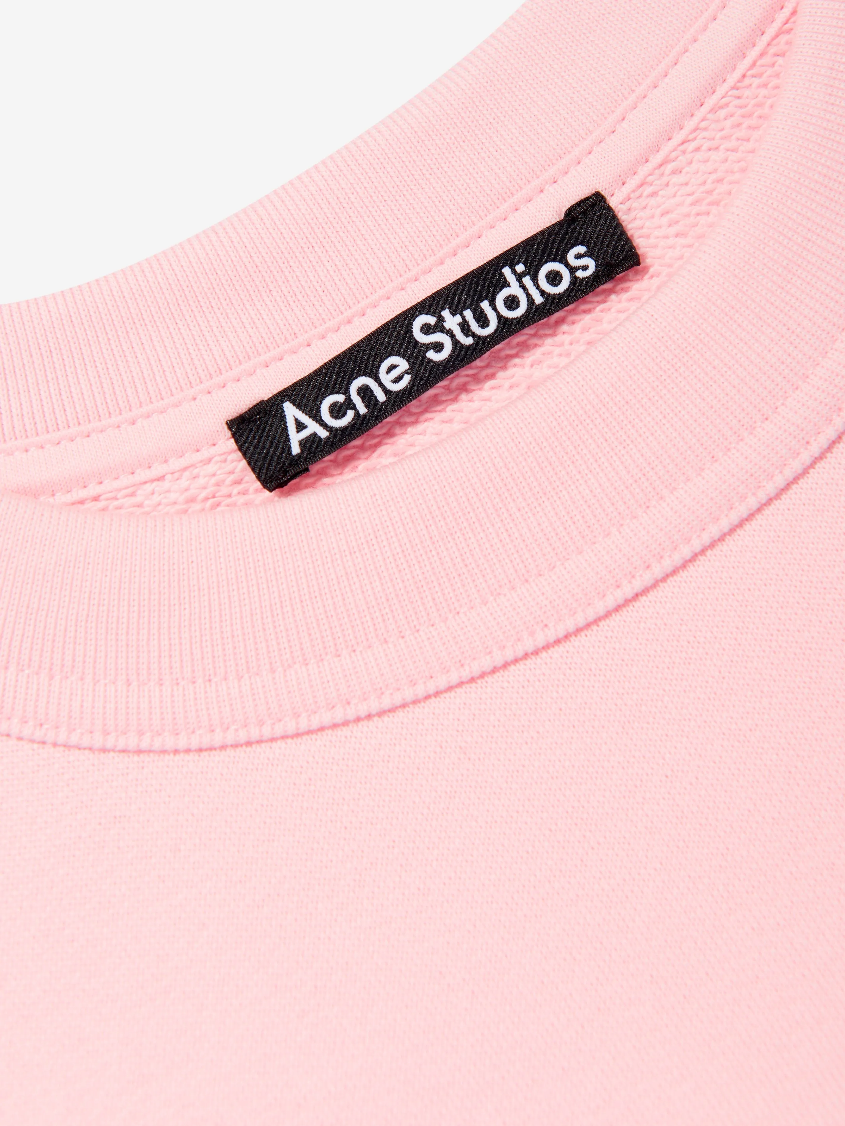 Acne Studios Kids Logo Sweatshirt in Pink