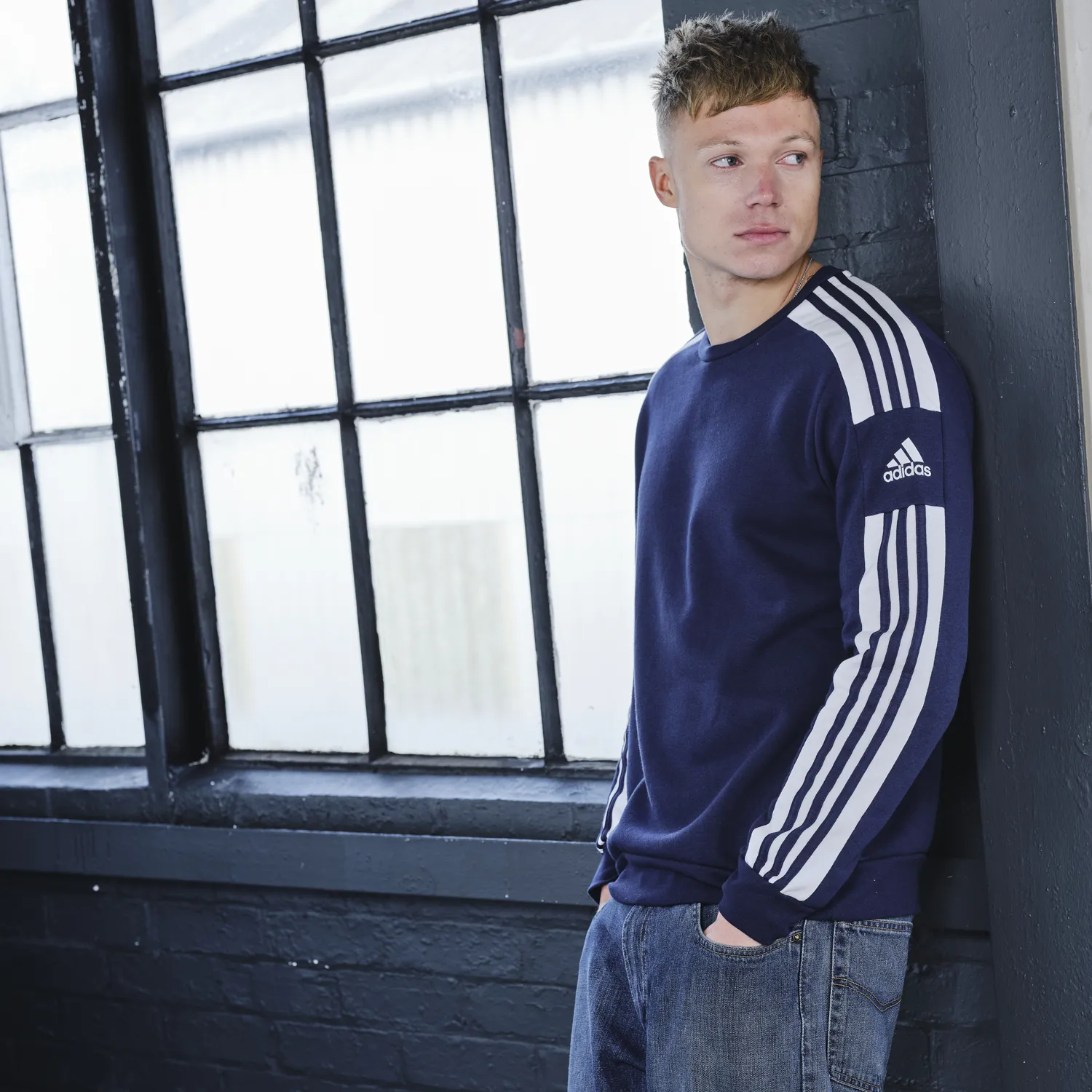 adidas Team GB 3 Stripe Sweatshirt