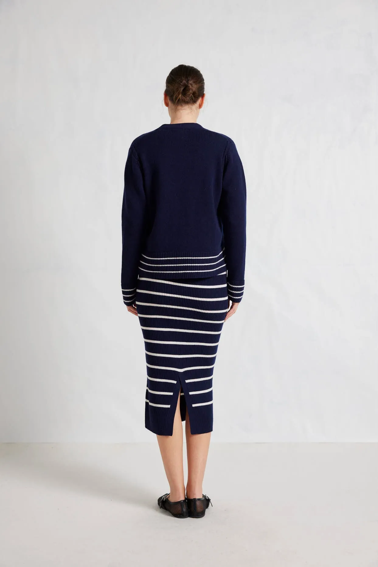 Alessandra Mona Merino & Cashmere Knitted Skirt