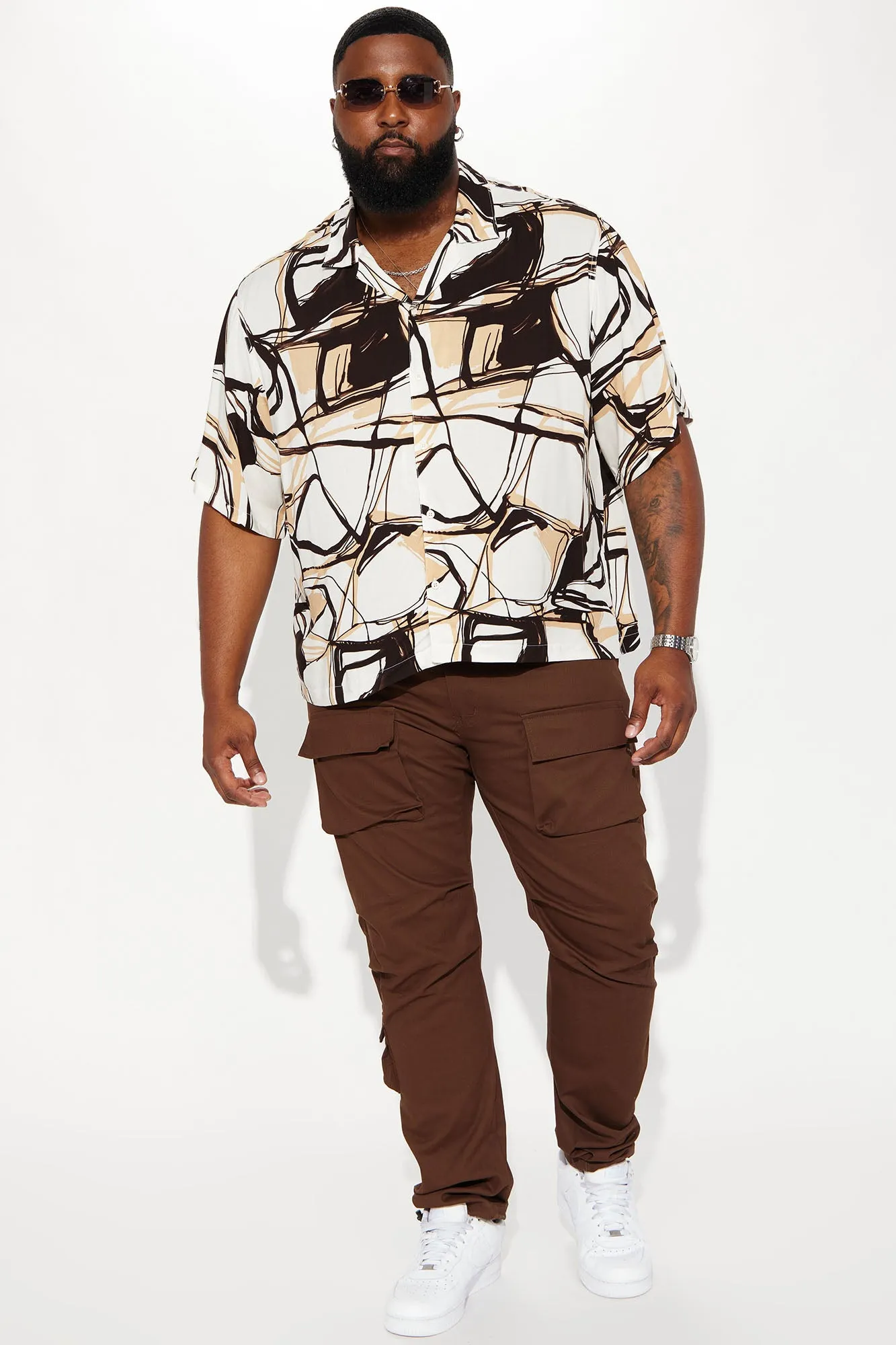 All Good Twill Cargo Pants - Brown
