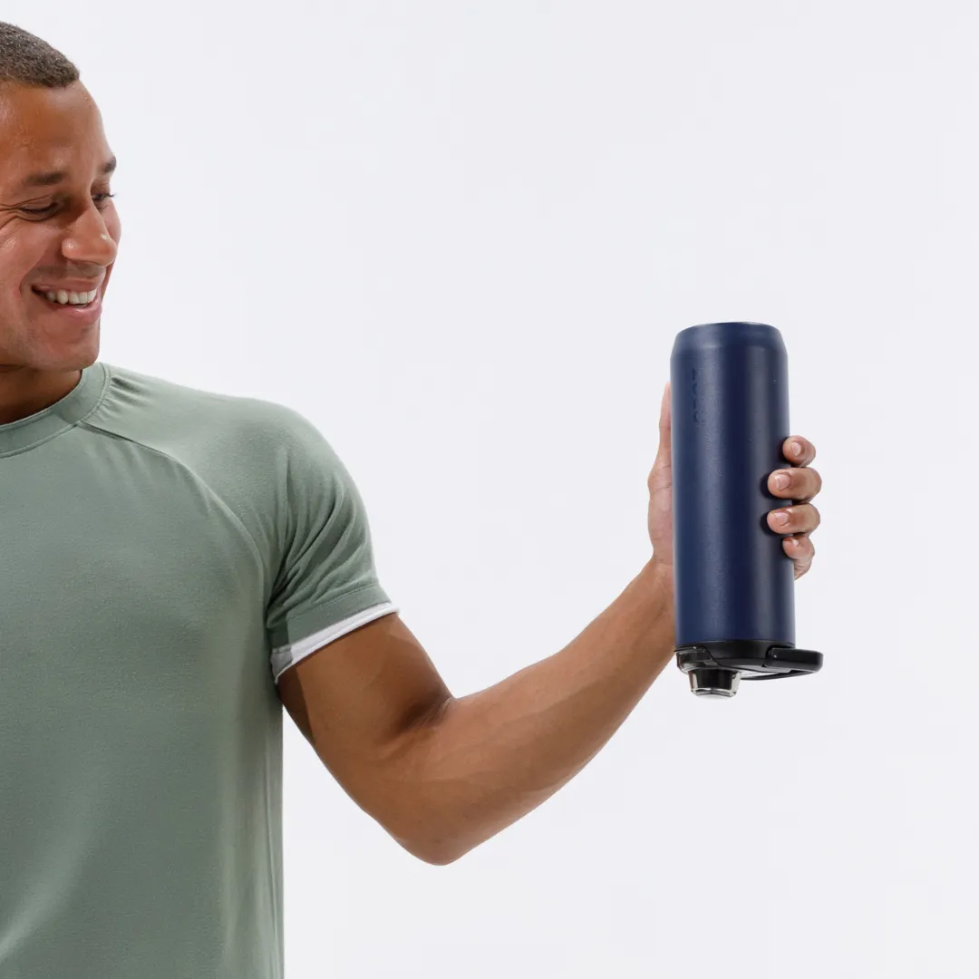 Base Stainless Steel Bottle With Three Lids