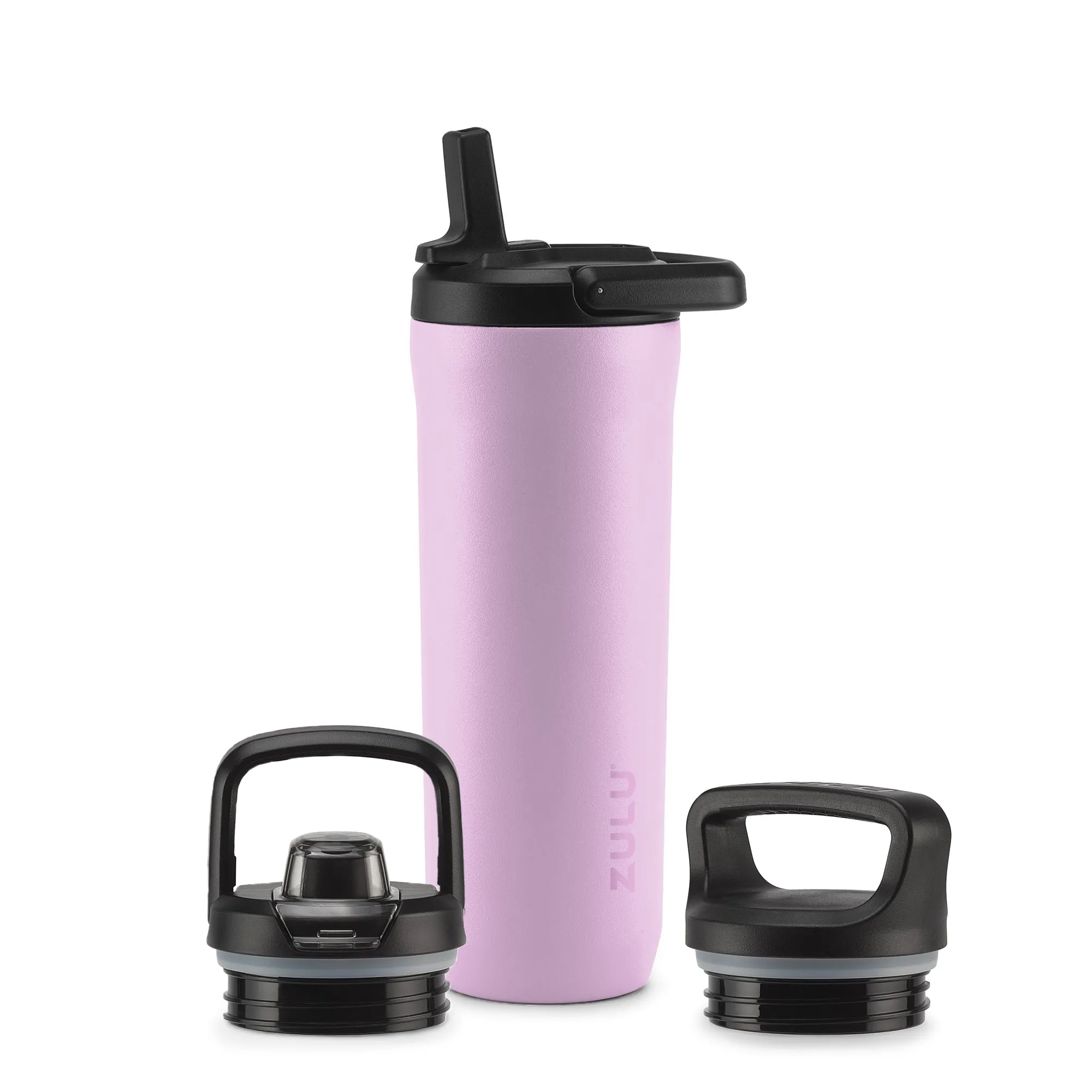 Base Stainless Steel Bottle With Three Lids