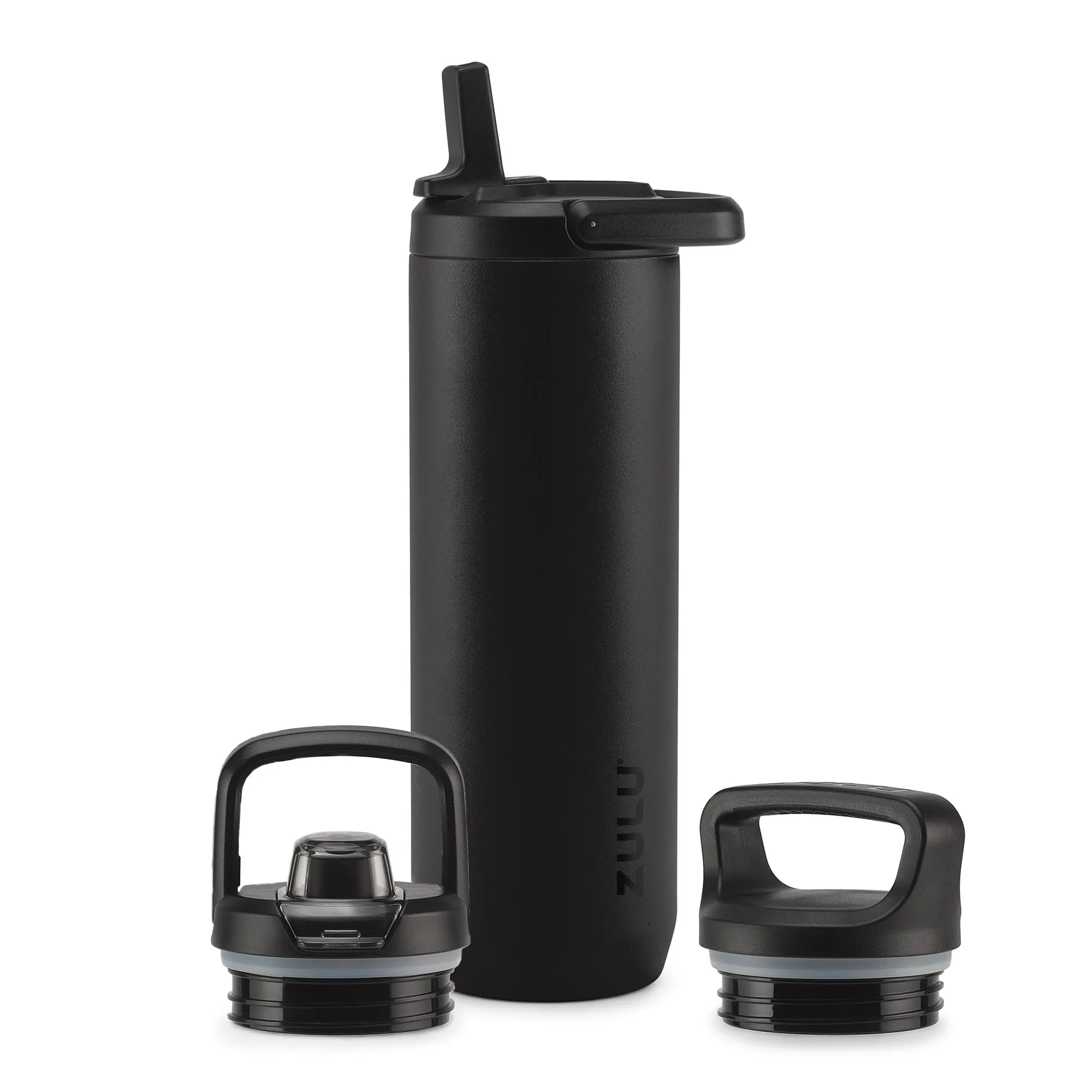 Base Stainless Steel Bottle With Three Lids