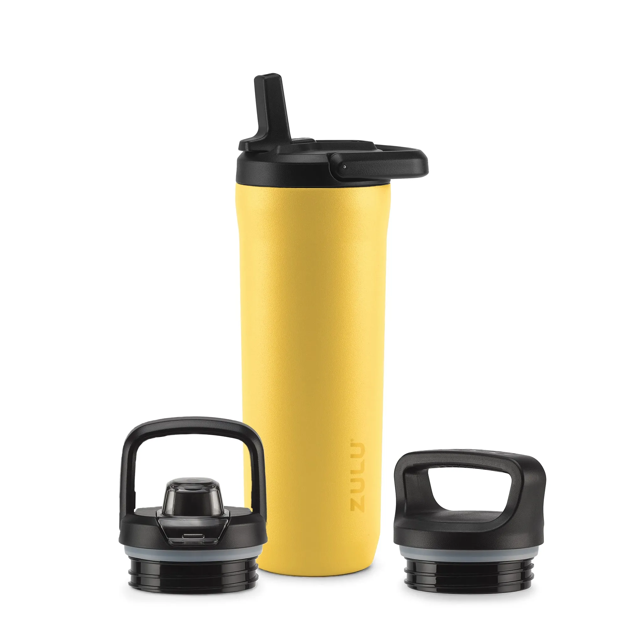 Base Stainless Steel Bottle With Three Lids