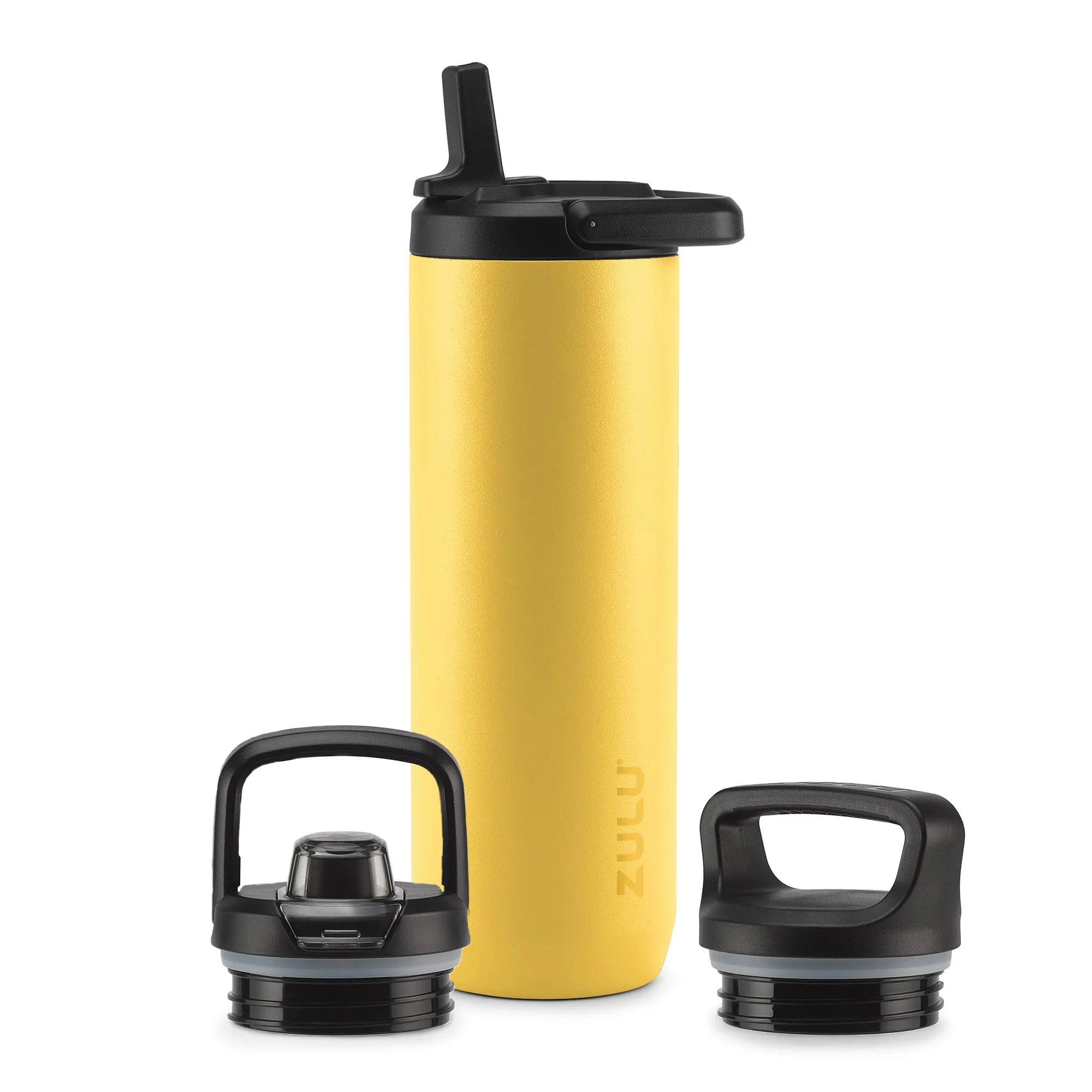 Base Stainless Steel Bottle With Three Lids