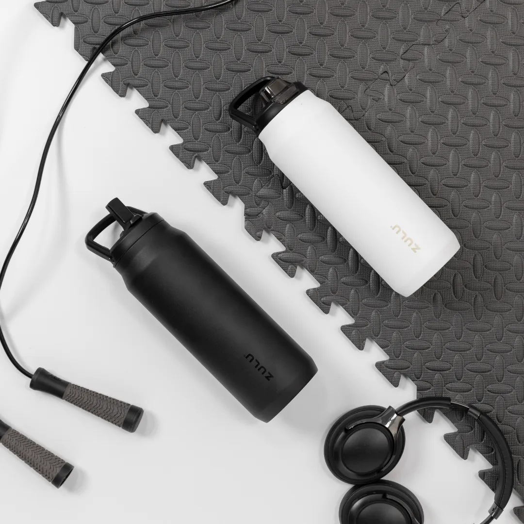 Base Stainless Steel Bottle With Three Lids