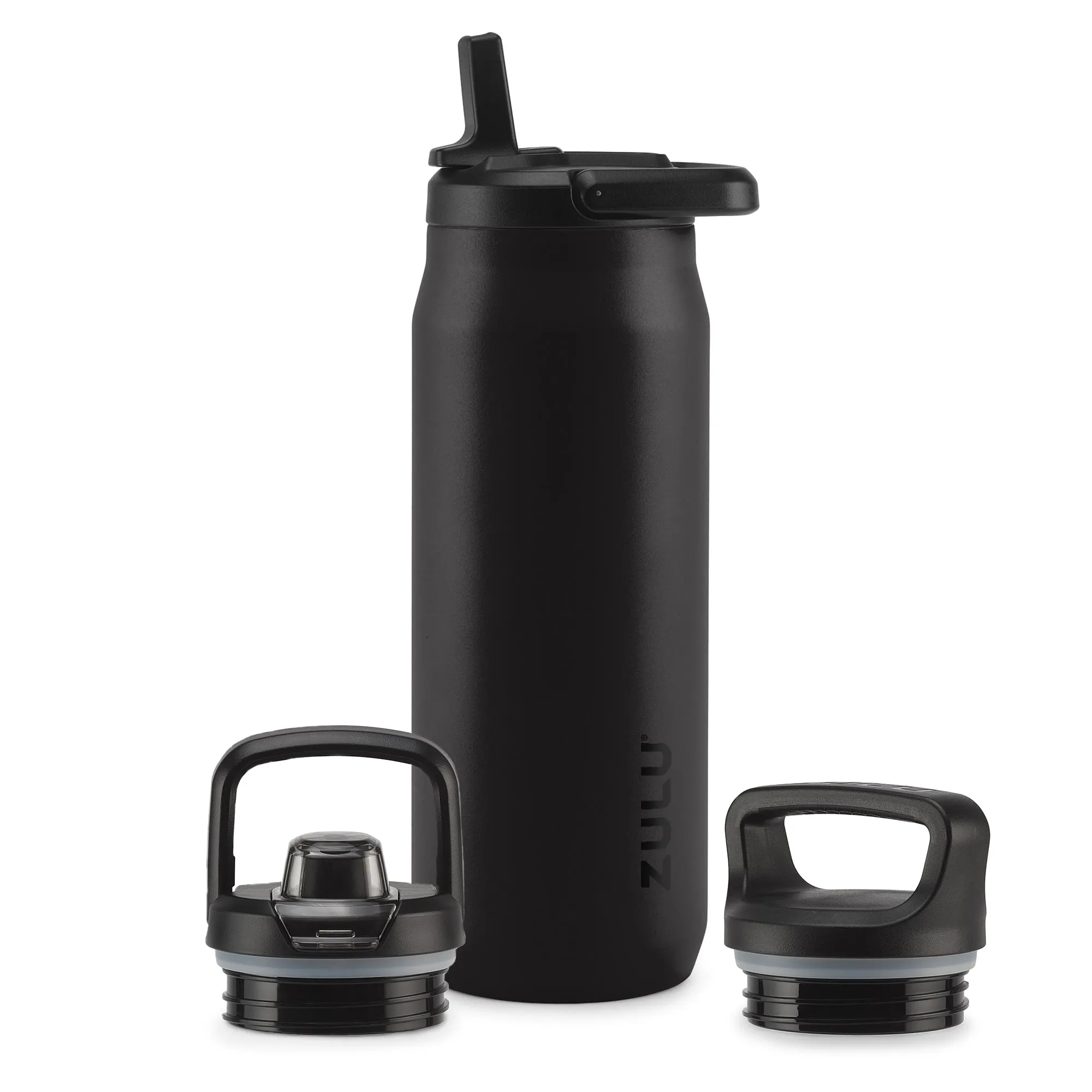 Base Stainless Steel Bottle With Three Lids