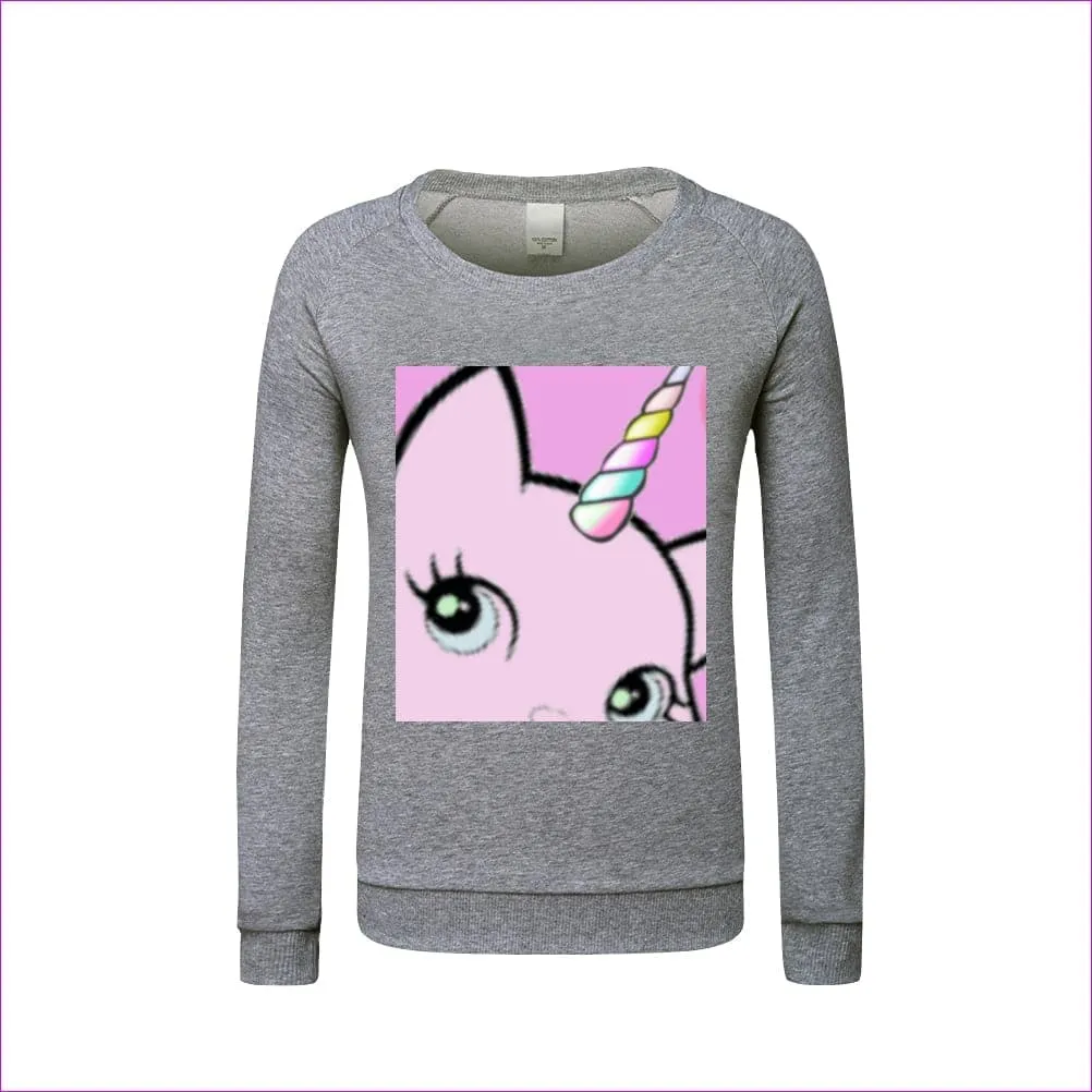 Bec & Friends Uni-Kitten  Kids Graphic Sweatshirt