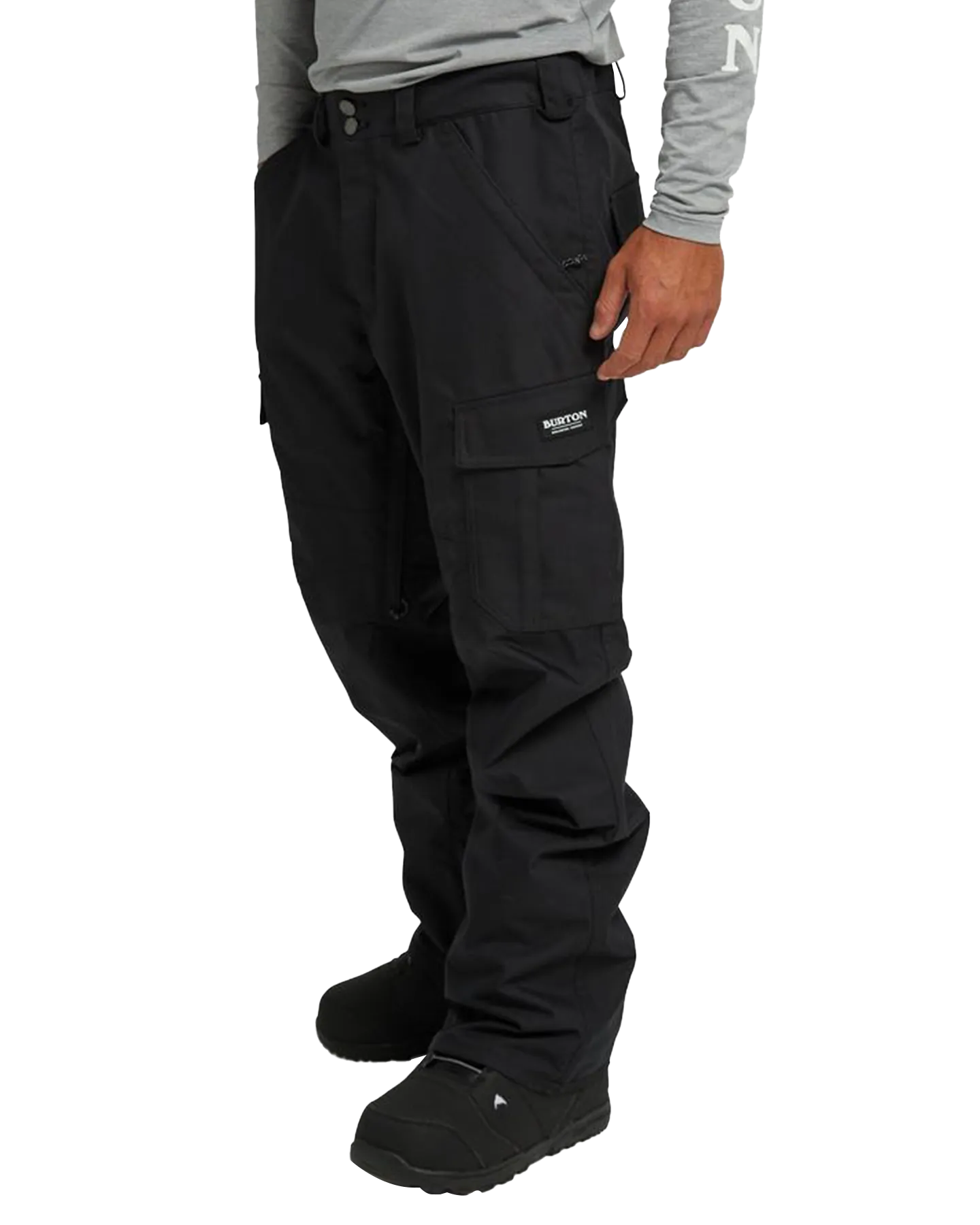 Burton Men's 2L Cargo Snow Pants - Relaxed Fit - True Black