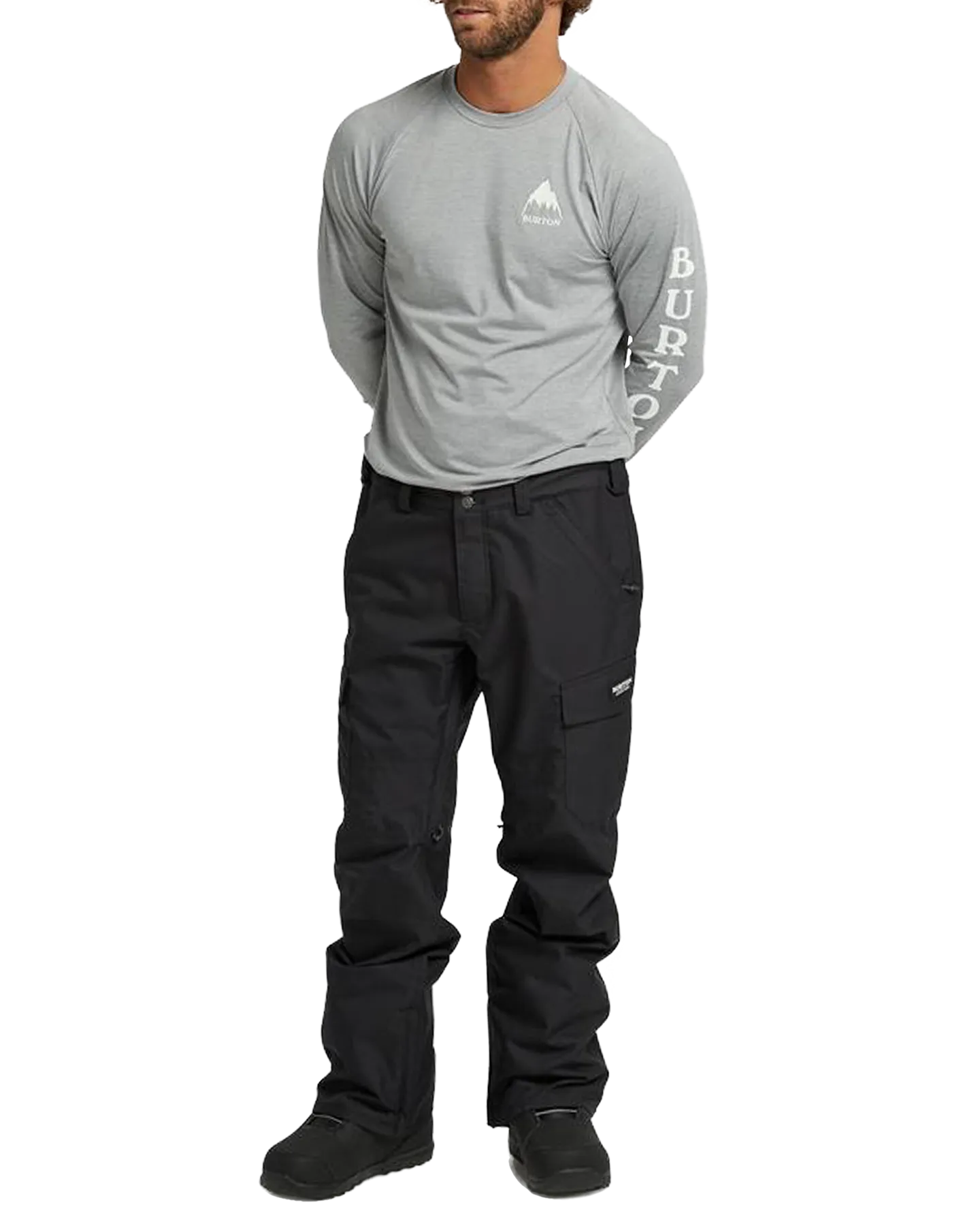Burton Men's 2L Cargo Snow Pants - Relaxed Fit - True Black