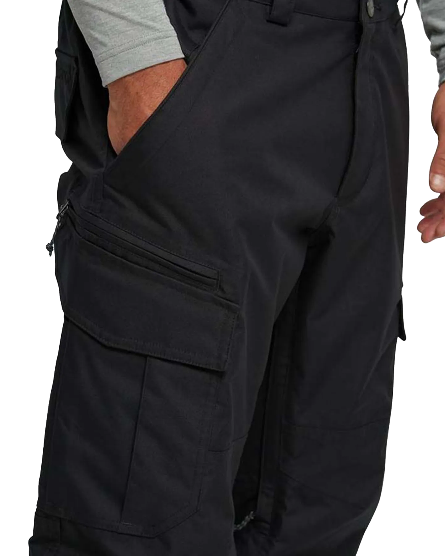 Burton Men's 2L Cargo Snow Pants - Relaxed Fit - True Black