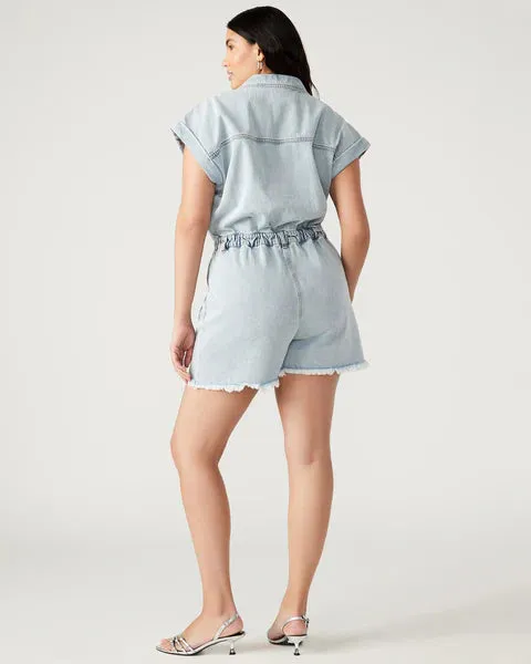 Calliope Romper - Stone wash Blue