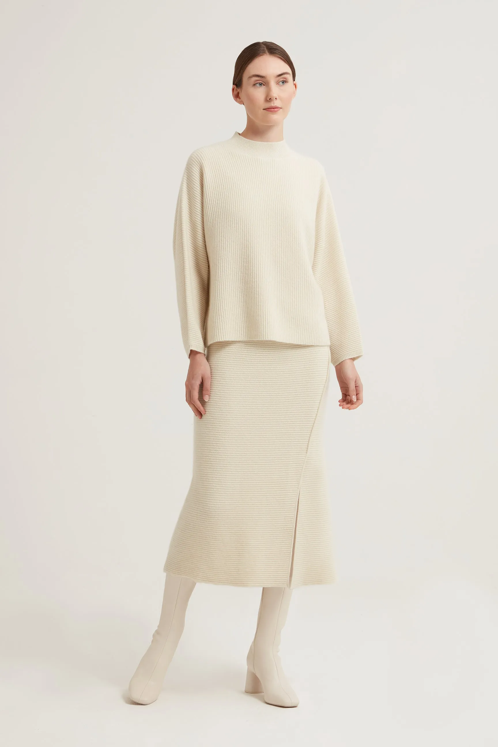 Cardea Ribbed Cashmere Jumper