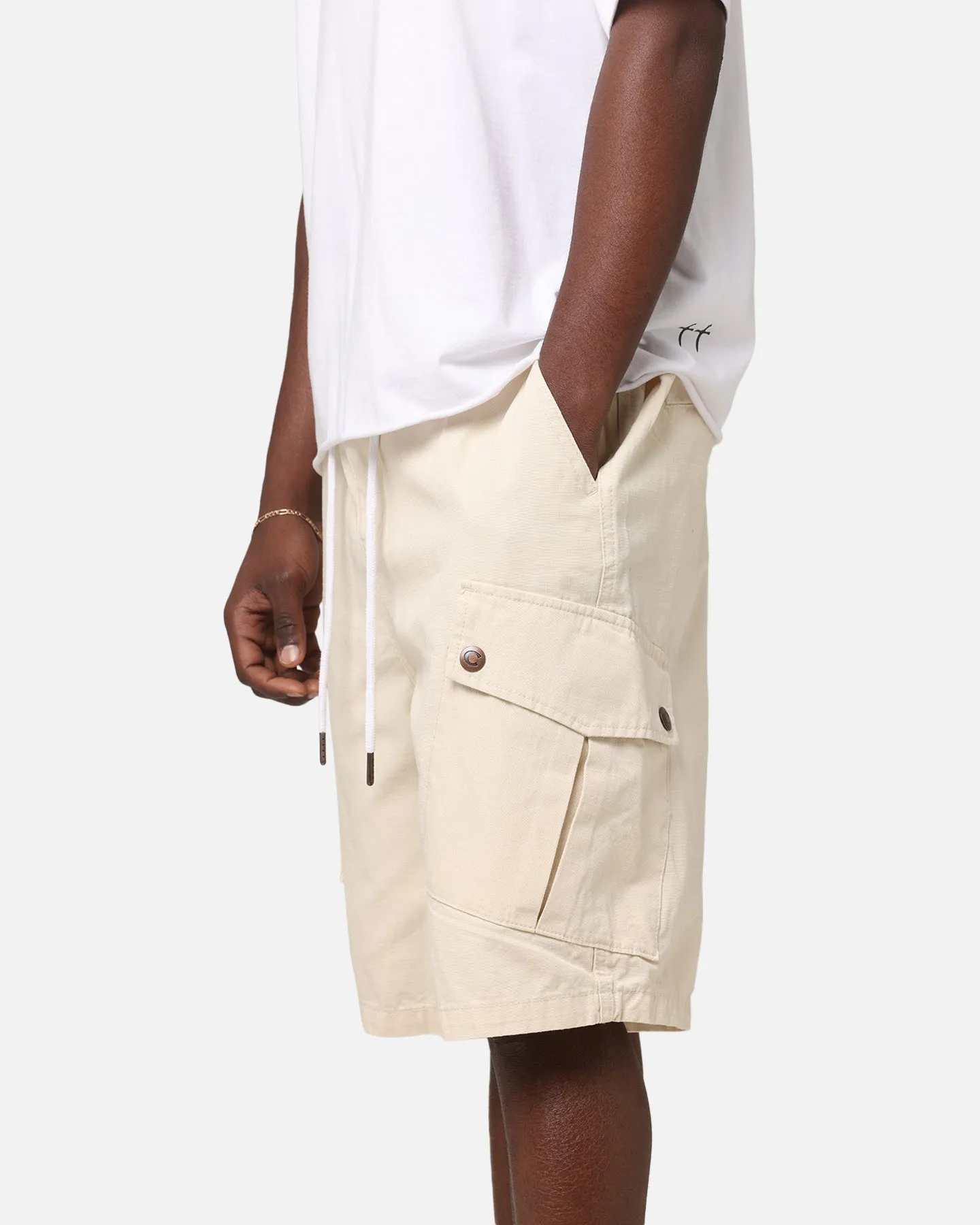 Carre Quality Cargo Shorts Stone