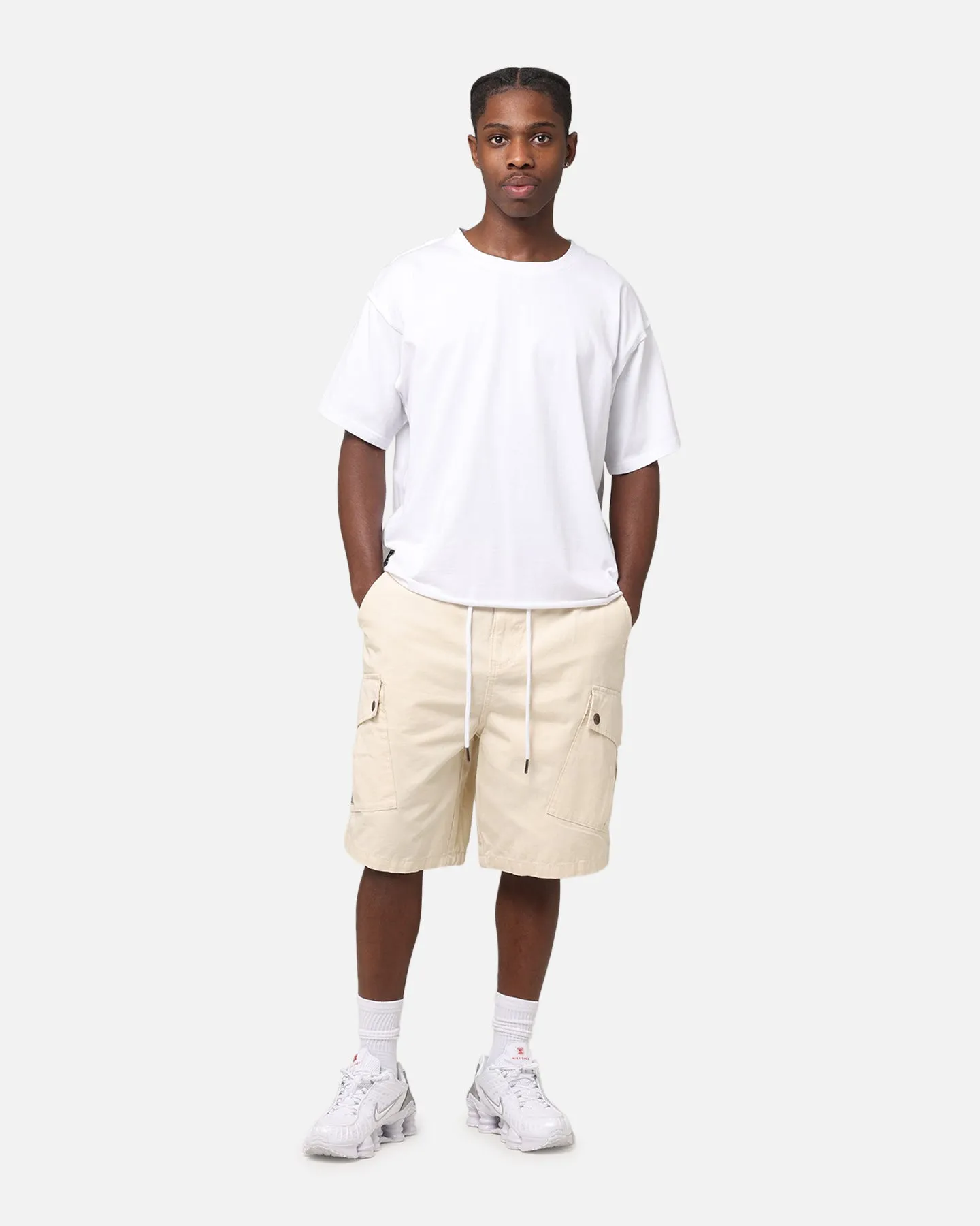 Carre Quality Cargo Shorts Stone