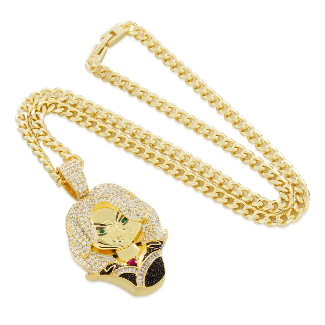 Chucky x King Ice - Tiffany Valentine Bust Necklace