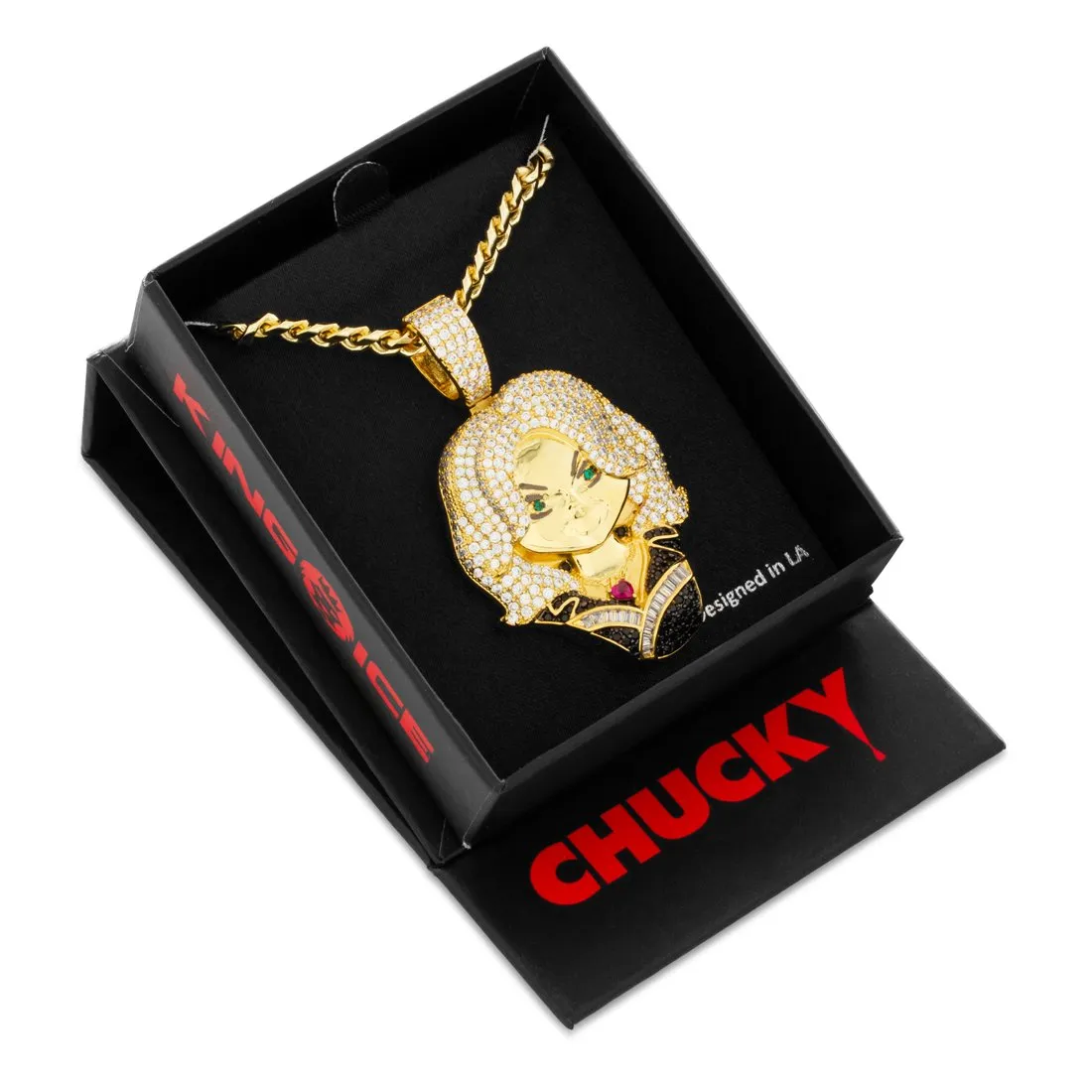 Chucky x King Ice - Tiffany Valentine Bust Necklace