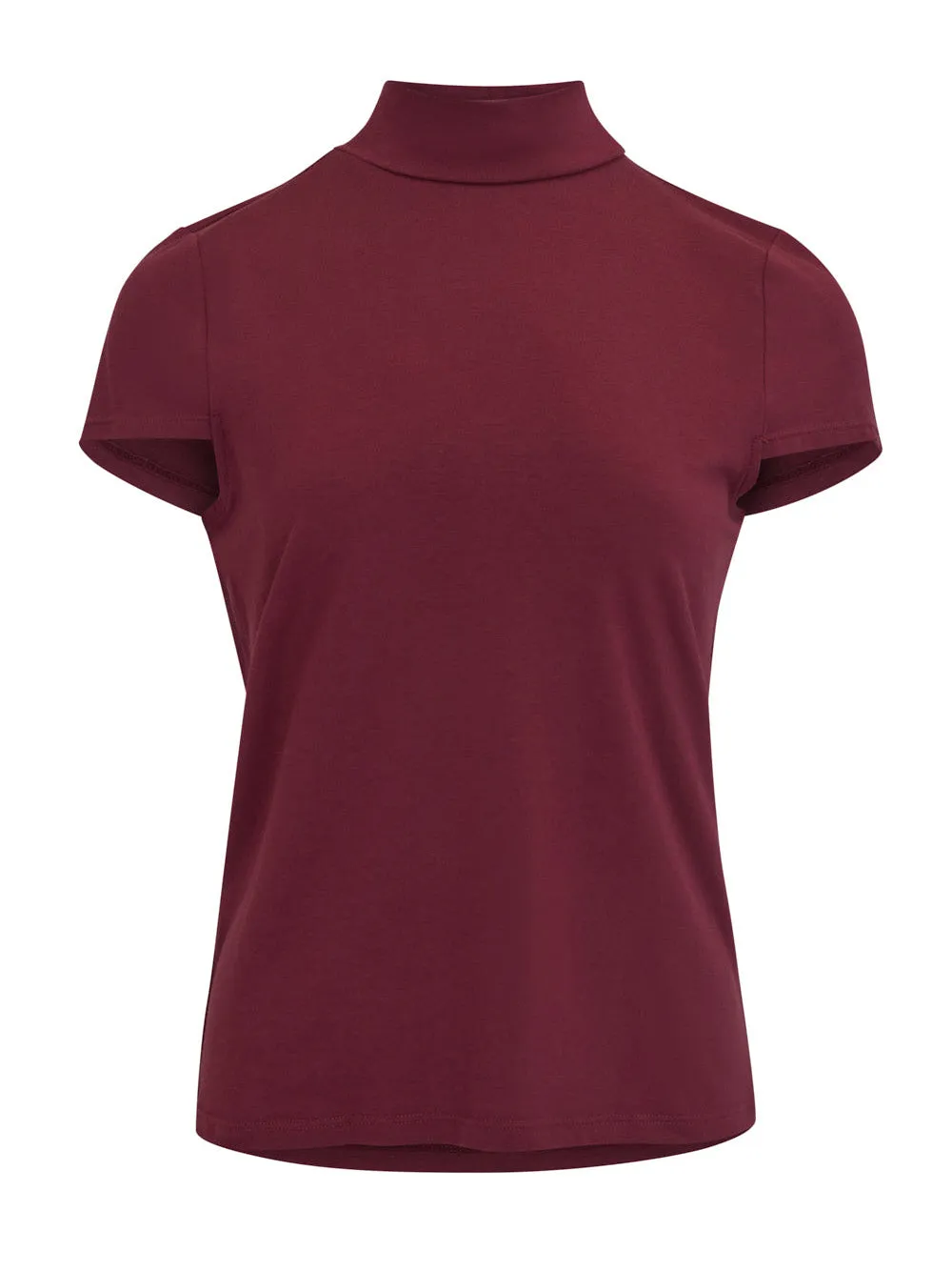 Cotton Modal Spandex Cap Sleeve Knit Top