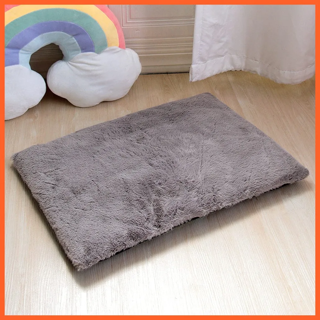 Dog Cat Bed Mat Warm Soft Fleece Puppy Sleeping Cushion Nest Mattress Sofa Beds