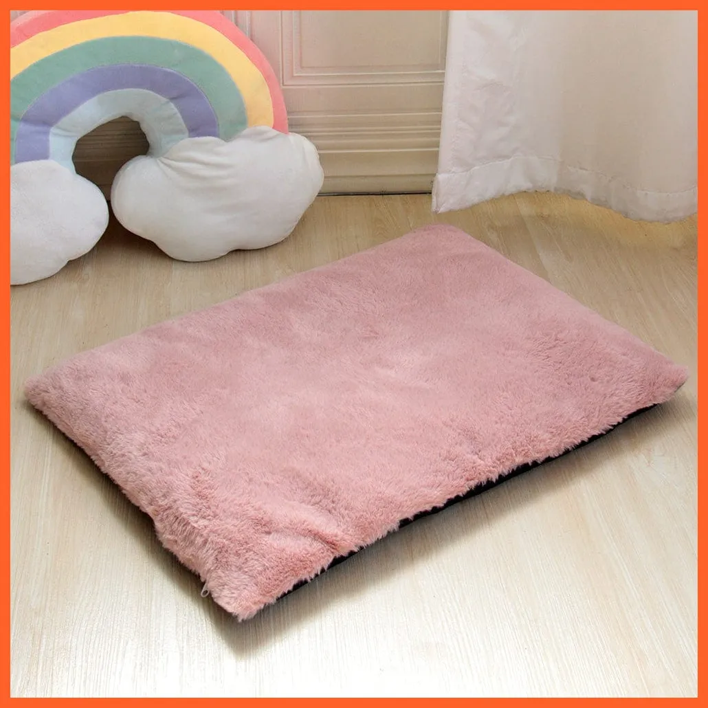 Dog Cat Bed Mat Warm Soft Fleece Puppy Sleeping Cushion Nest Mattress Sofa Beds