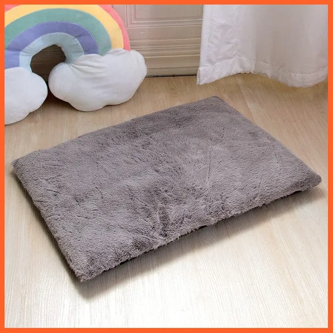 Dog Cat Bed Mat Warm Soft Fleece Puppy Sleeping Cushion Nest Mattress Sofa Beds