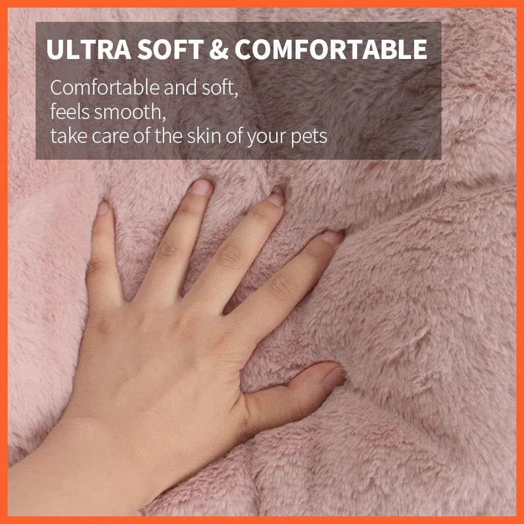 Dog Cat Bed Mat Warm Soft Fleece Puppy Sleeping Cushion Nest Mattress Sofa Beds