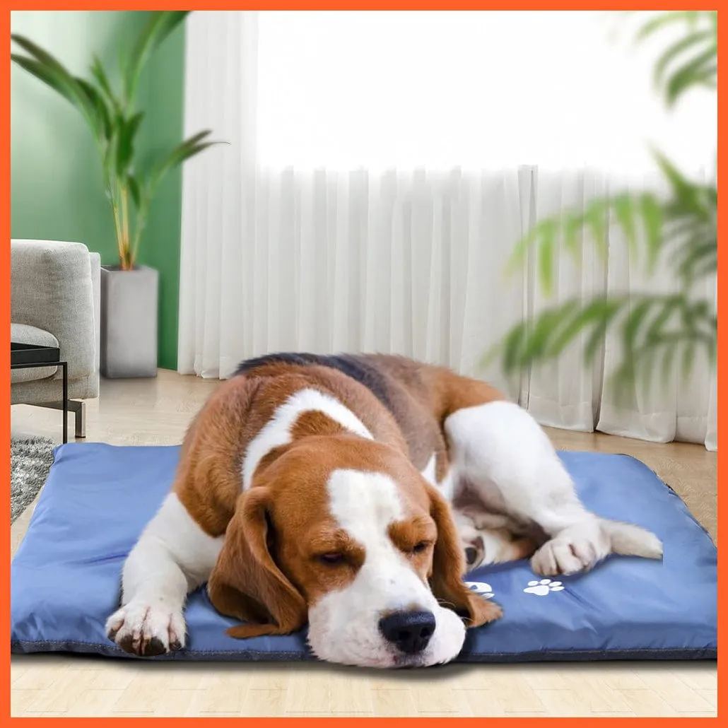 Dogs Cat Waterproof Pet Sleeping Mat Warm Sofa Cushion Mattress Bed Pet Blanket