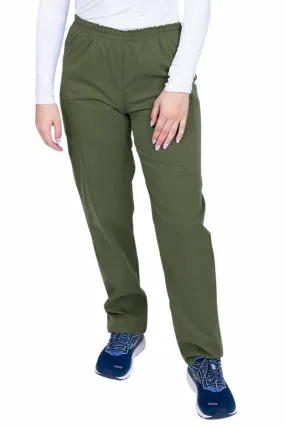 Epic by MedWorks Women's Elastic Waist Scrub Pant | Olive