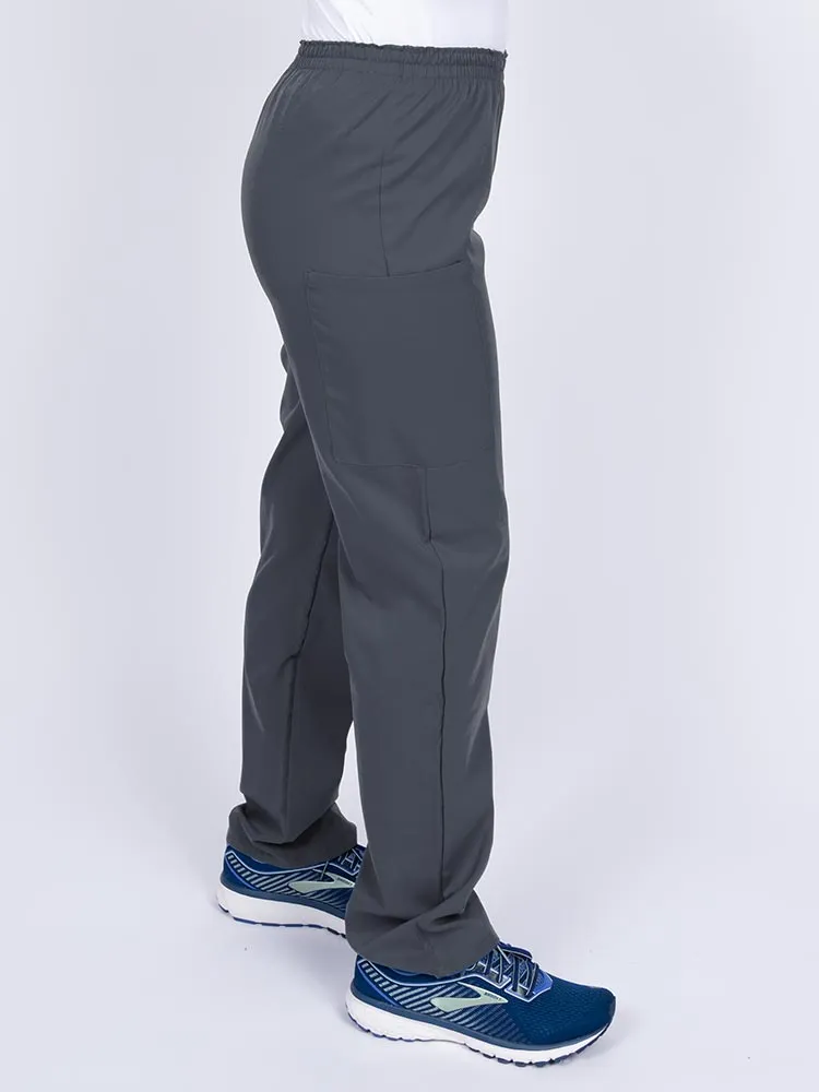 Epic by MedWorks Women's Elastic Waist Scrub Pant | Pewter