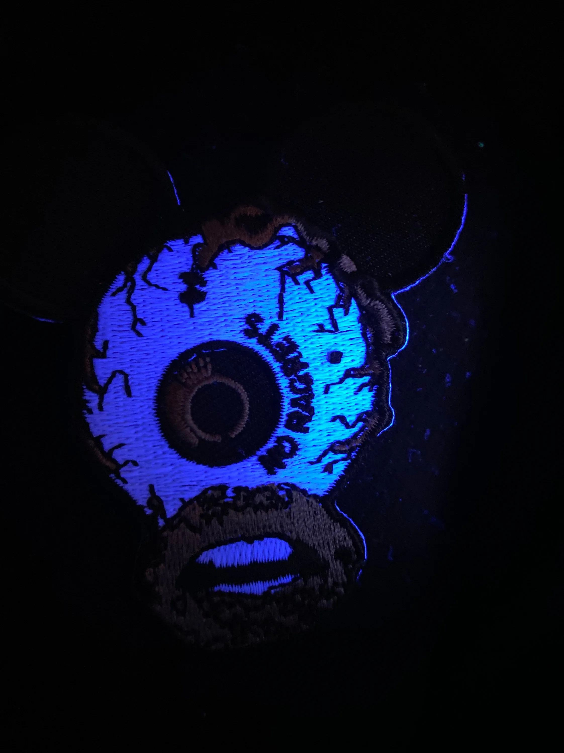 Glow in the Dark Iron-On Eye Patch - No Ragrets