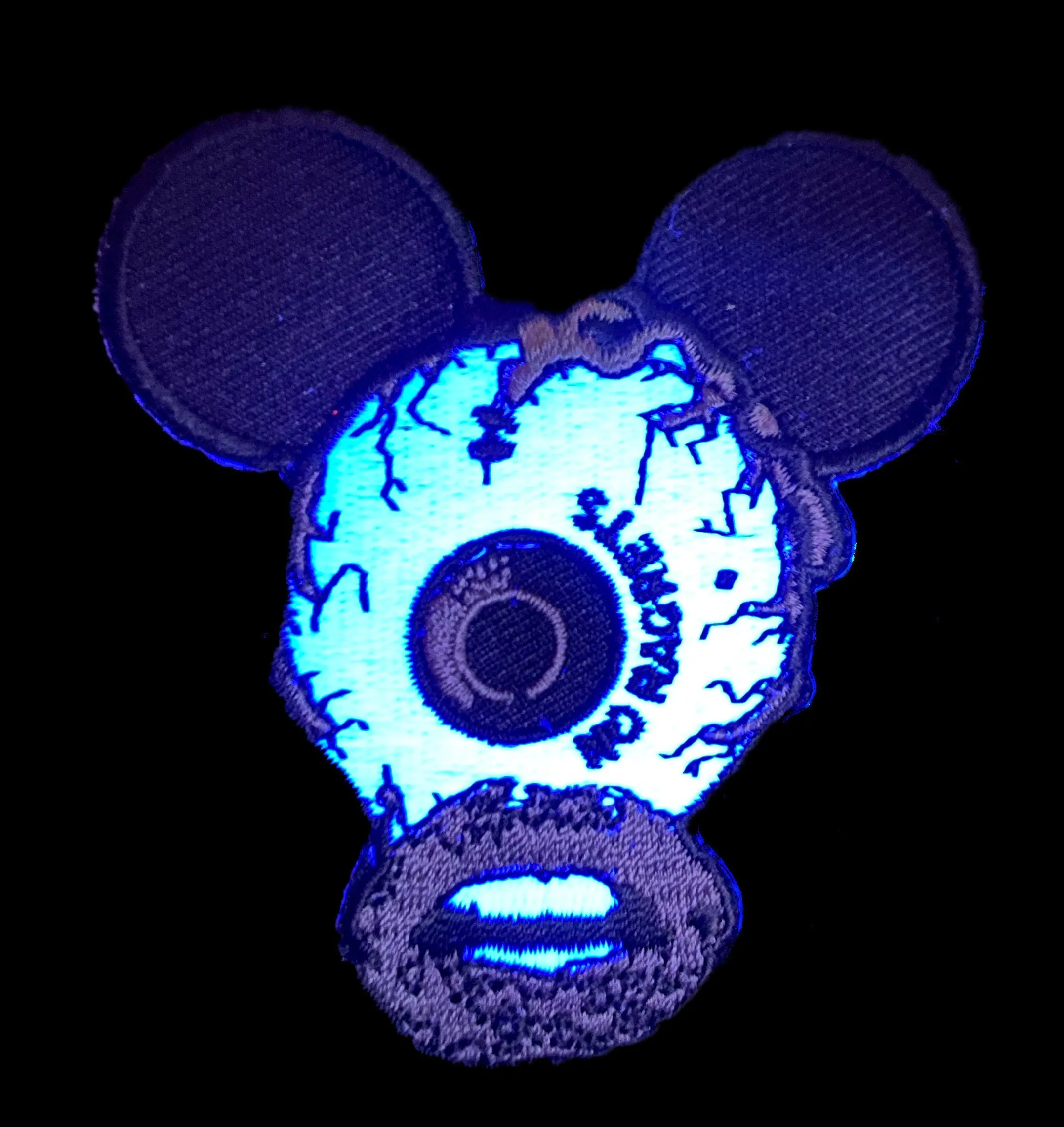 Glow in the Dark Iron-On Eye Patch - No Ragrets