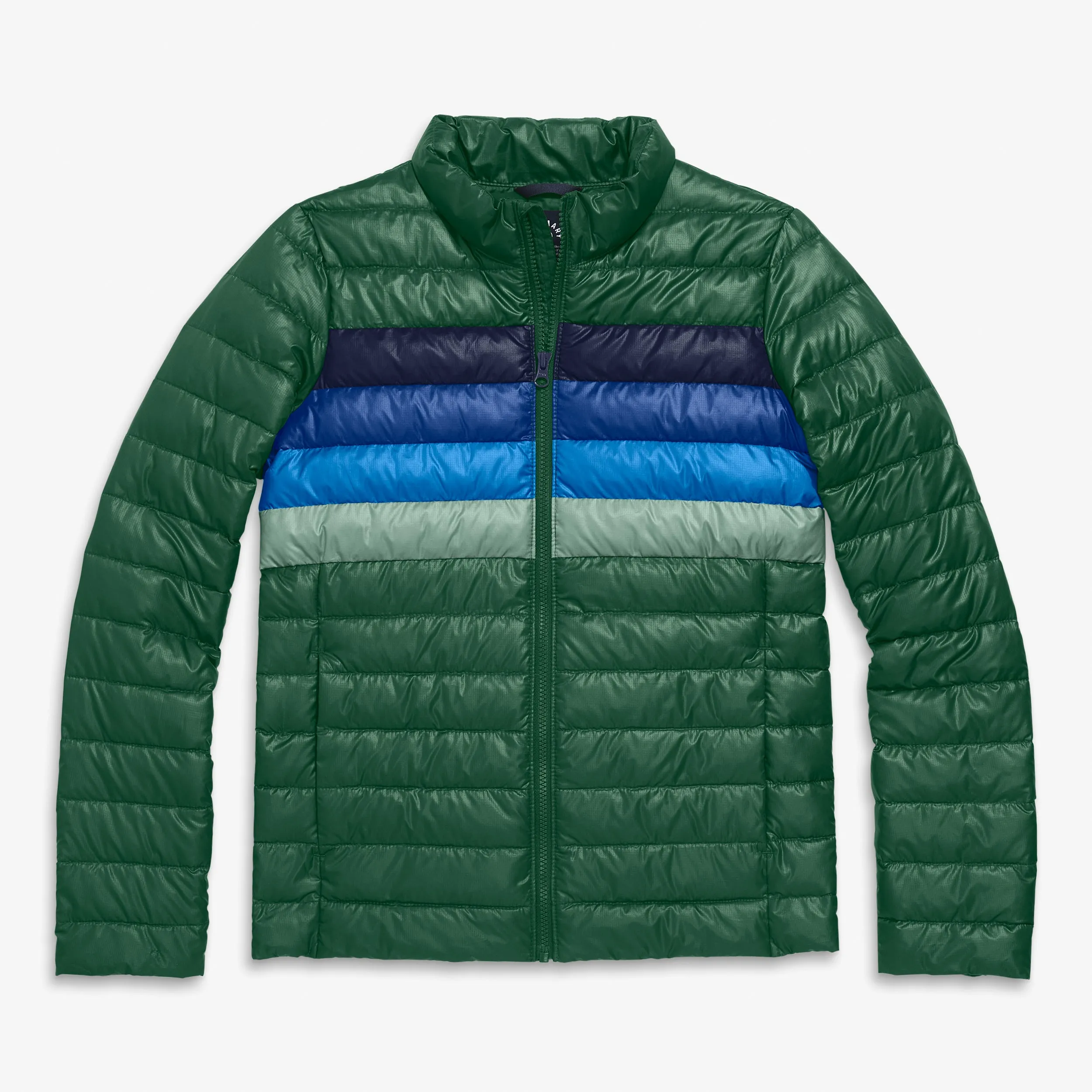 Grown-ups puffer jacket in stripe (women's fit)