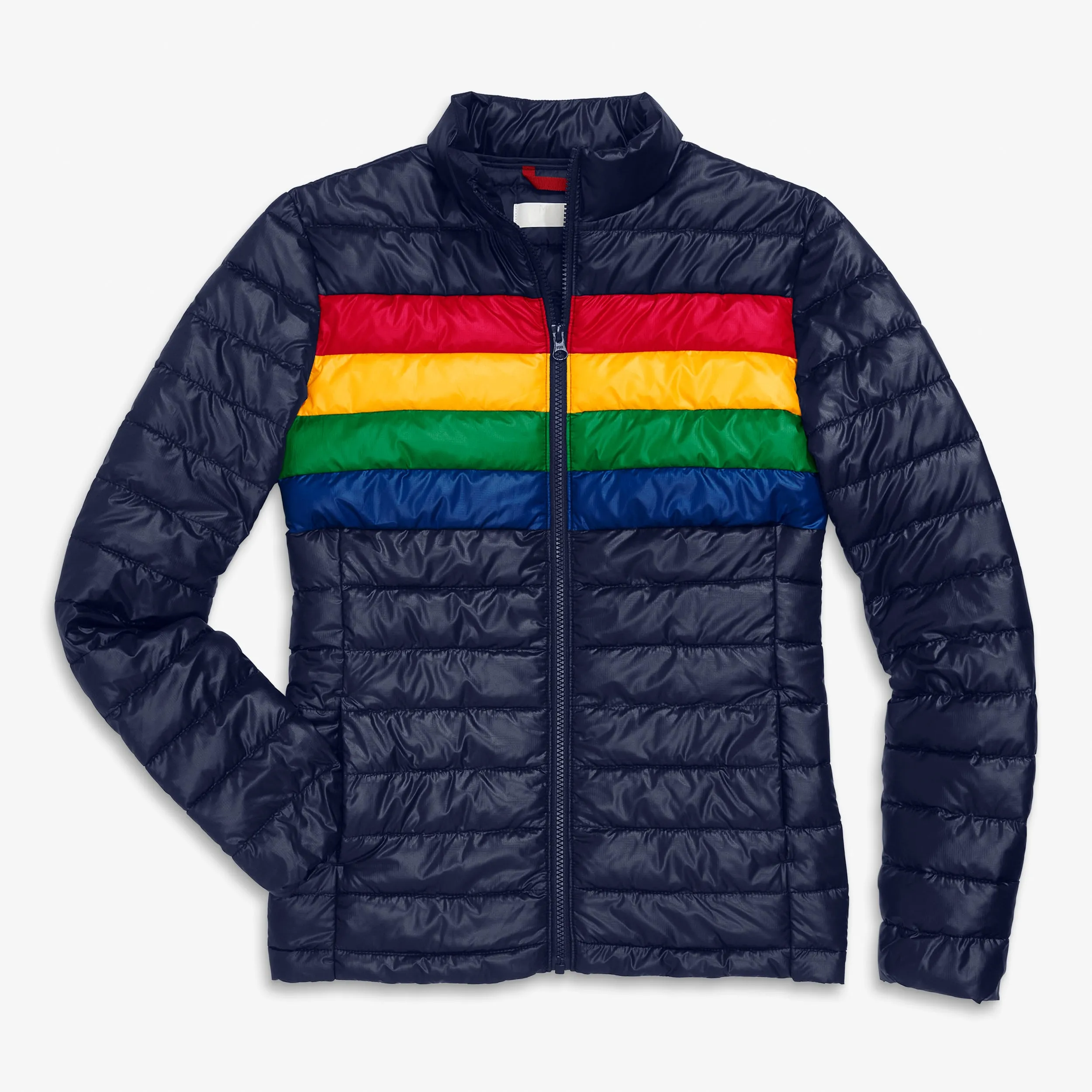 Grown-ups puffer jacket in stripe (women's fit)
