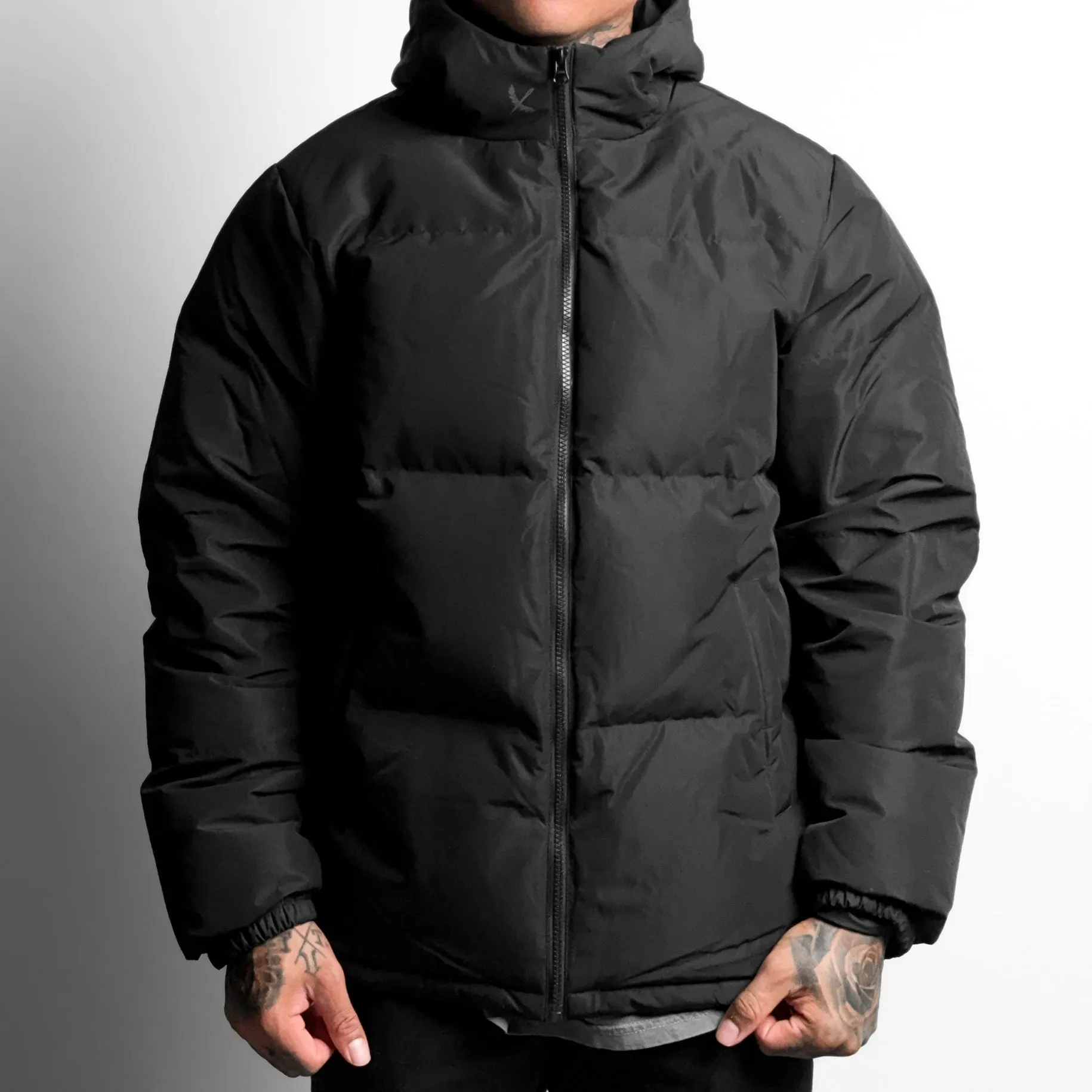 Hooded Heavy Puffer - Black