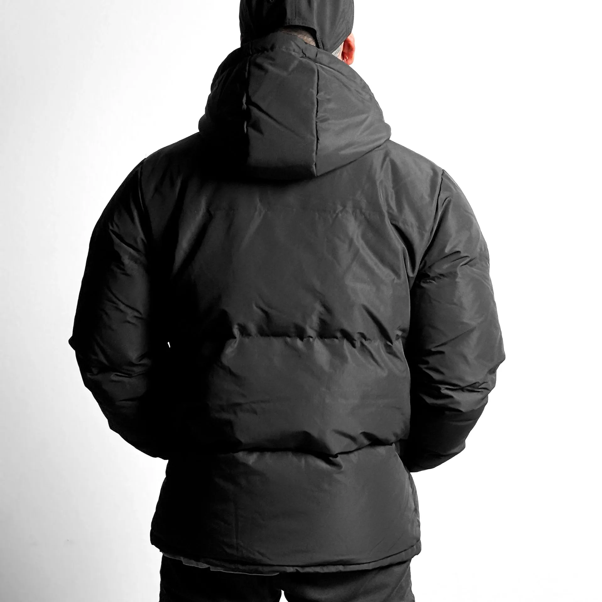 Hooded Heavy Puffer - Black