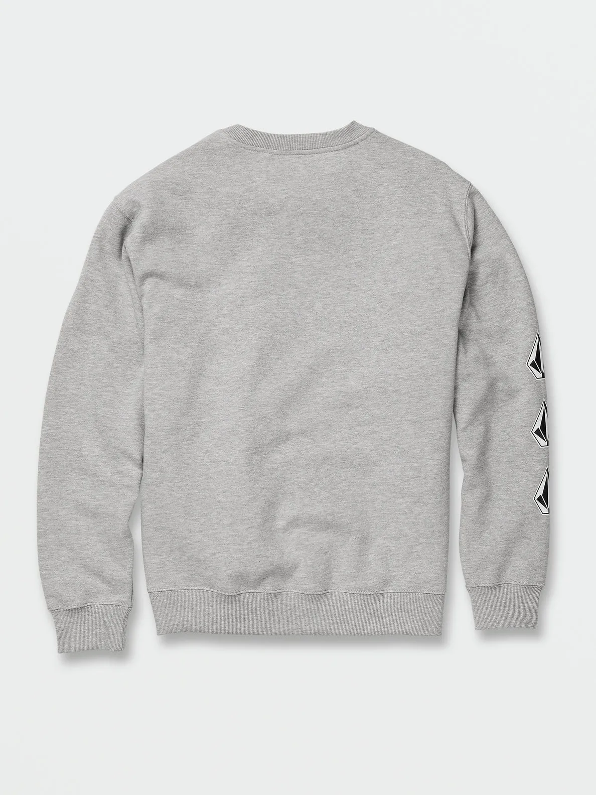 ICONIC STONE CREW SWEATSHIRT - HEATHER GREY