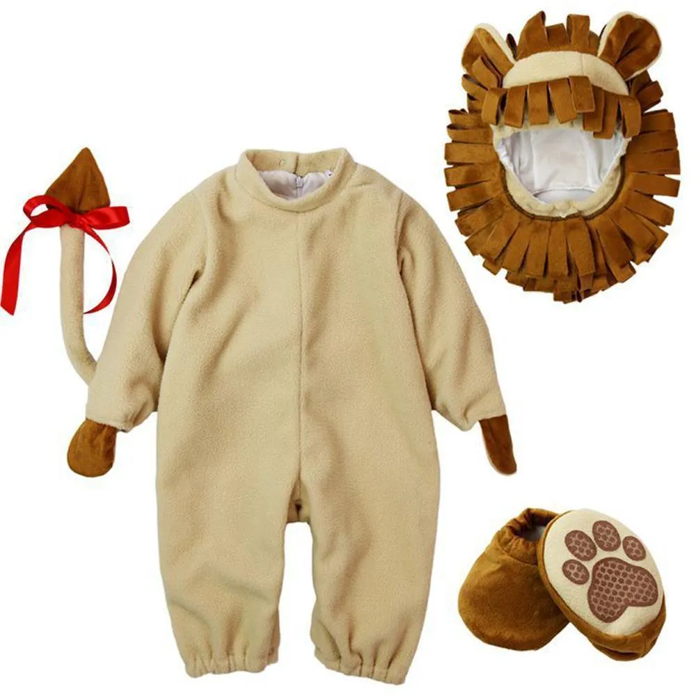 Infant Baby Lion Romper Kigurumi Toddler Anime Costume