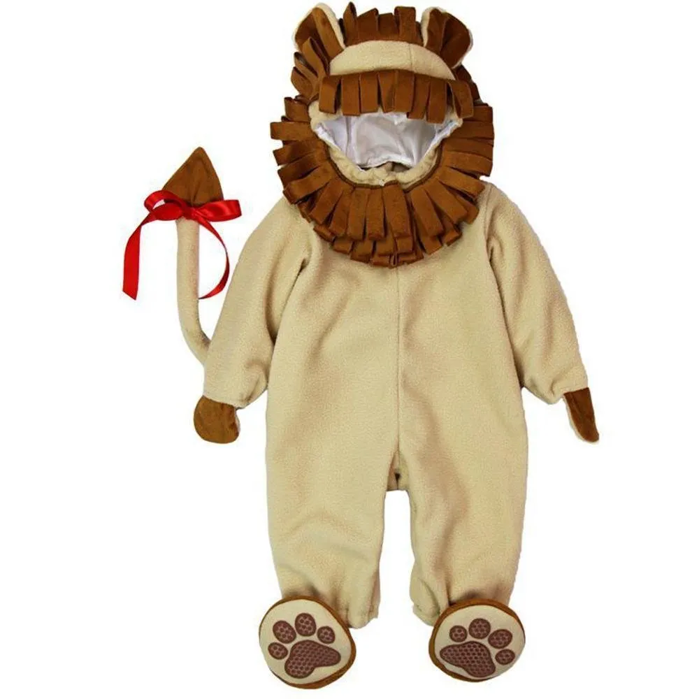 Infant Baby Lion Romper Kigurumi Toddler Anime Costume
