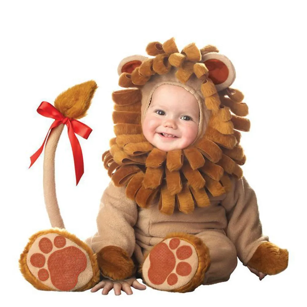 Infant Baby Lion Romper Kigurumi Toddler Anime Costume