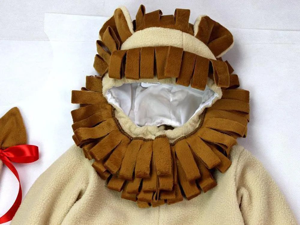 Infant Baby Lion Romper Kigurumi Toddler Anime Costume