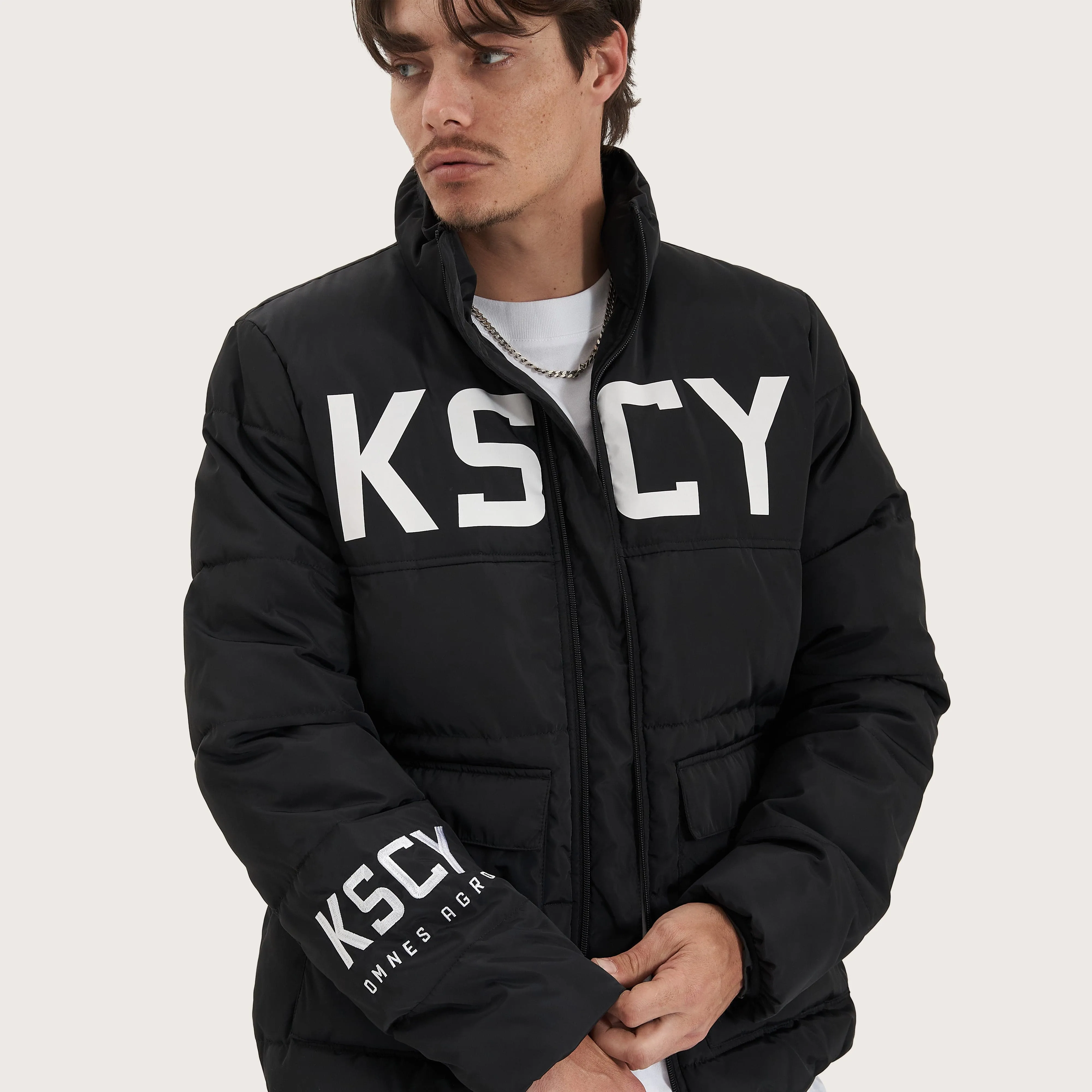Infinity Puffer Jacket Black