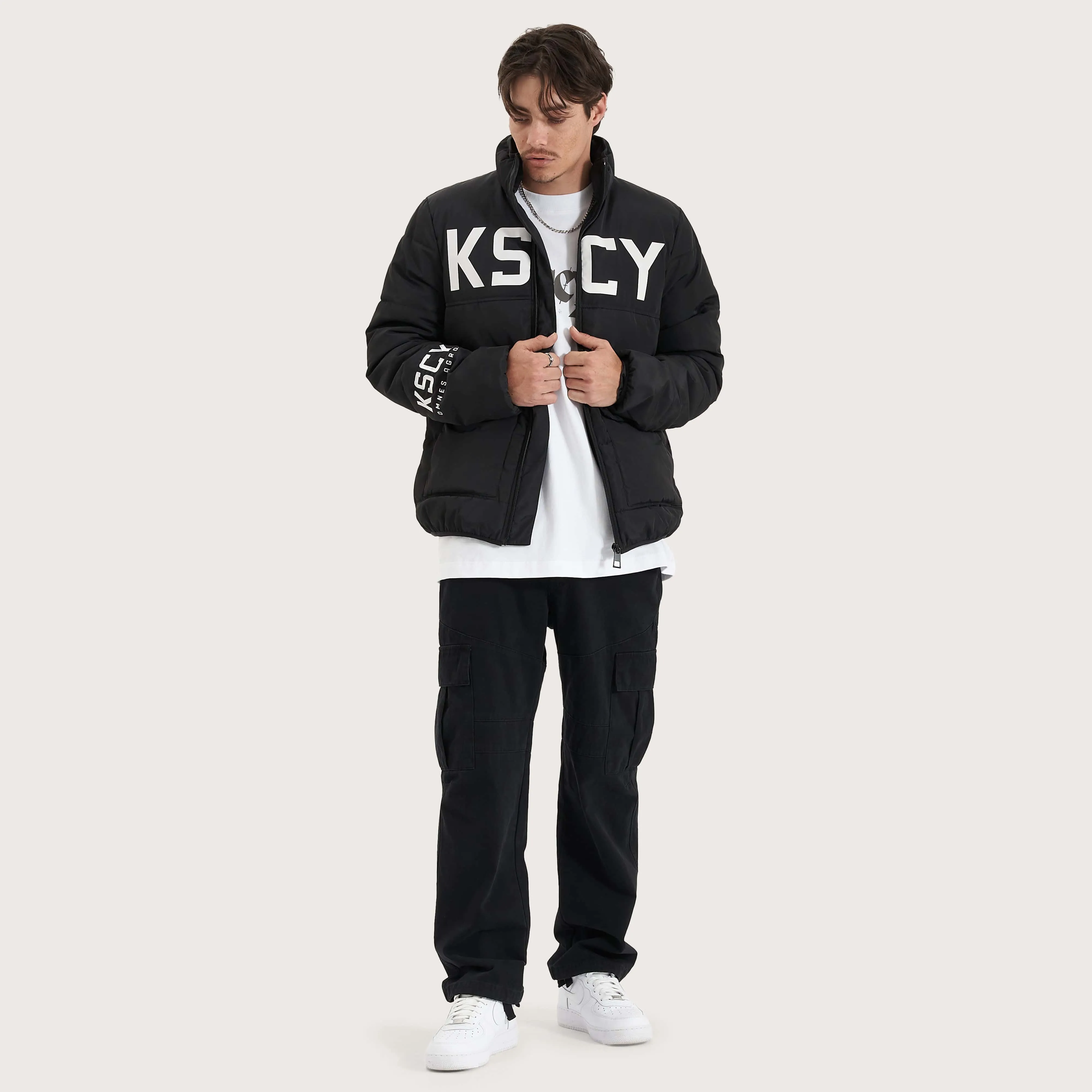 Infinity Puffer Jacket Black