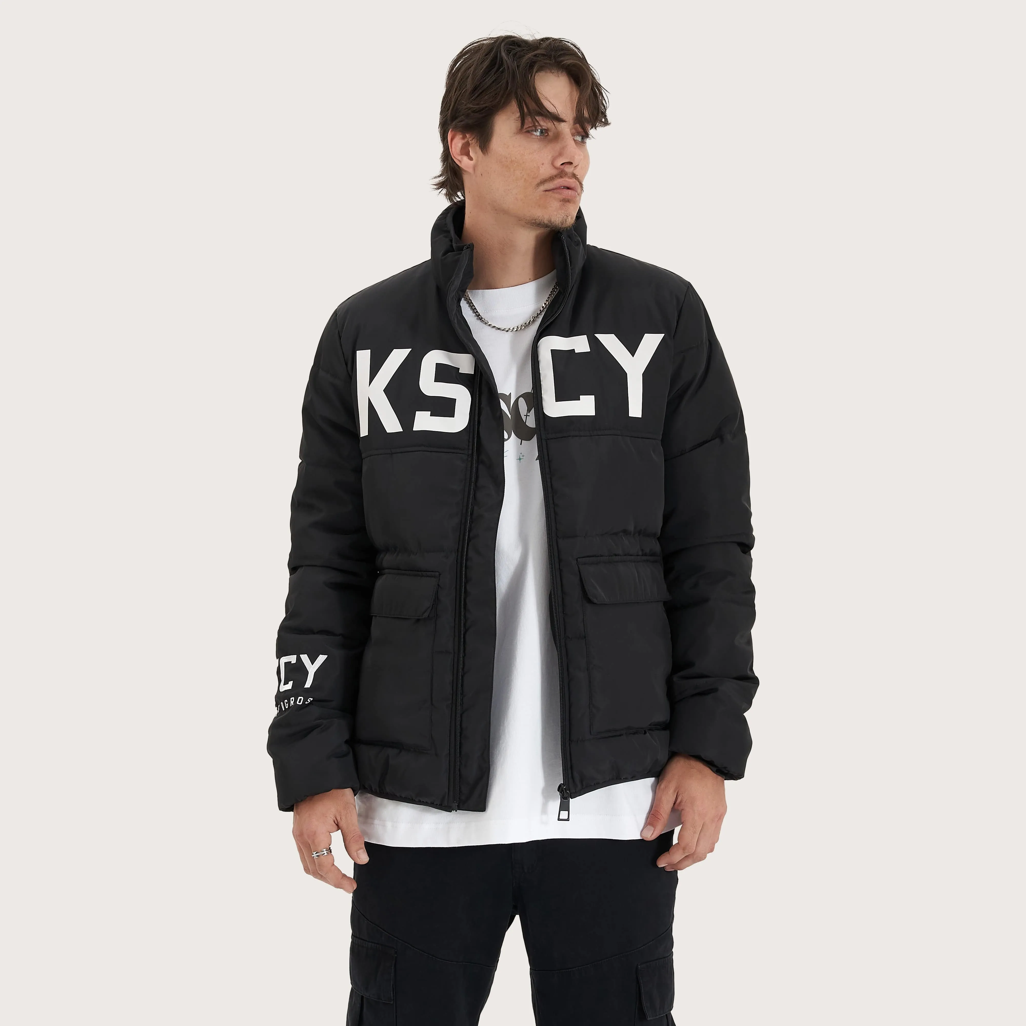 Infinity Puffer Jacket Black