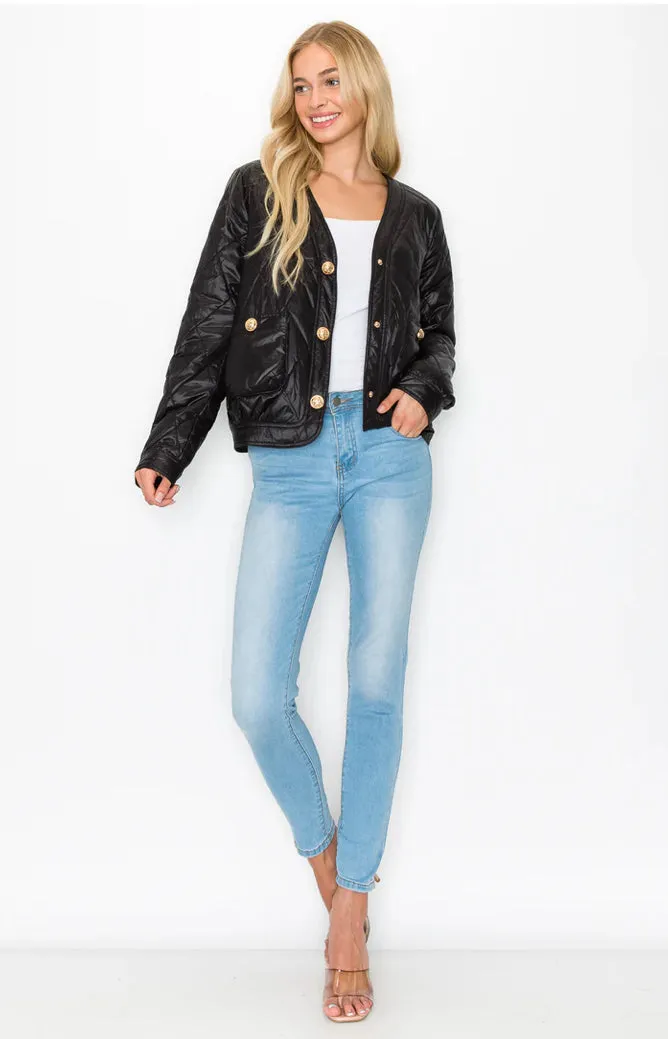 Johya Puff Jacket Matching Crossbody Bag