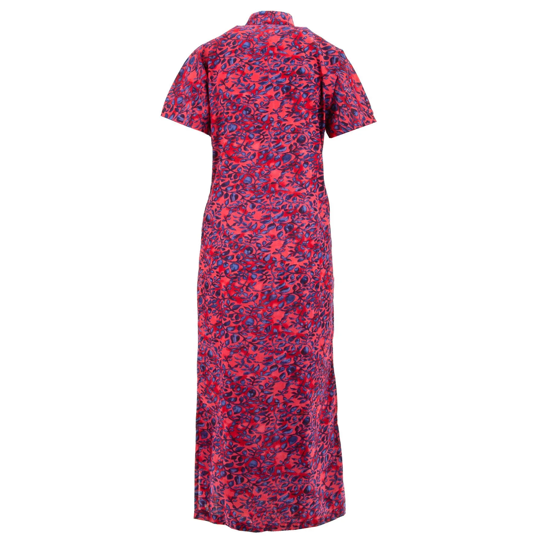 Mandarin Maxi Dress - Vibrant Leaf