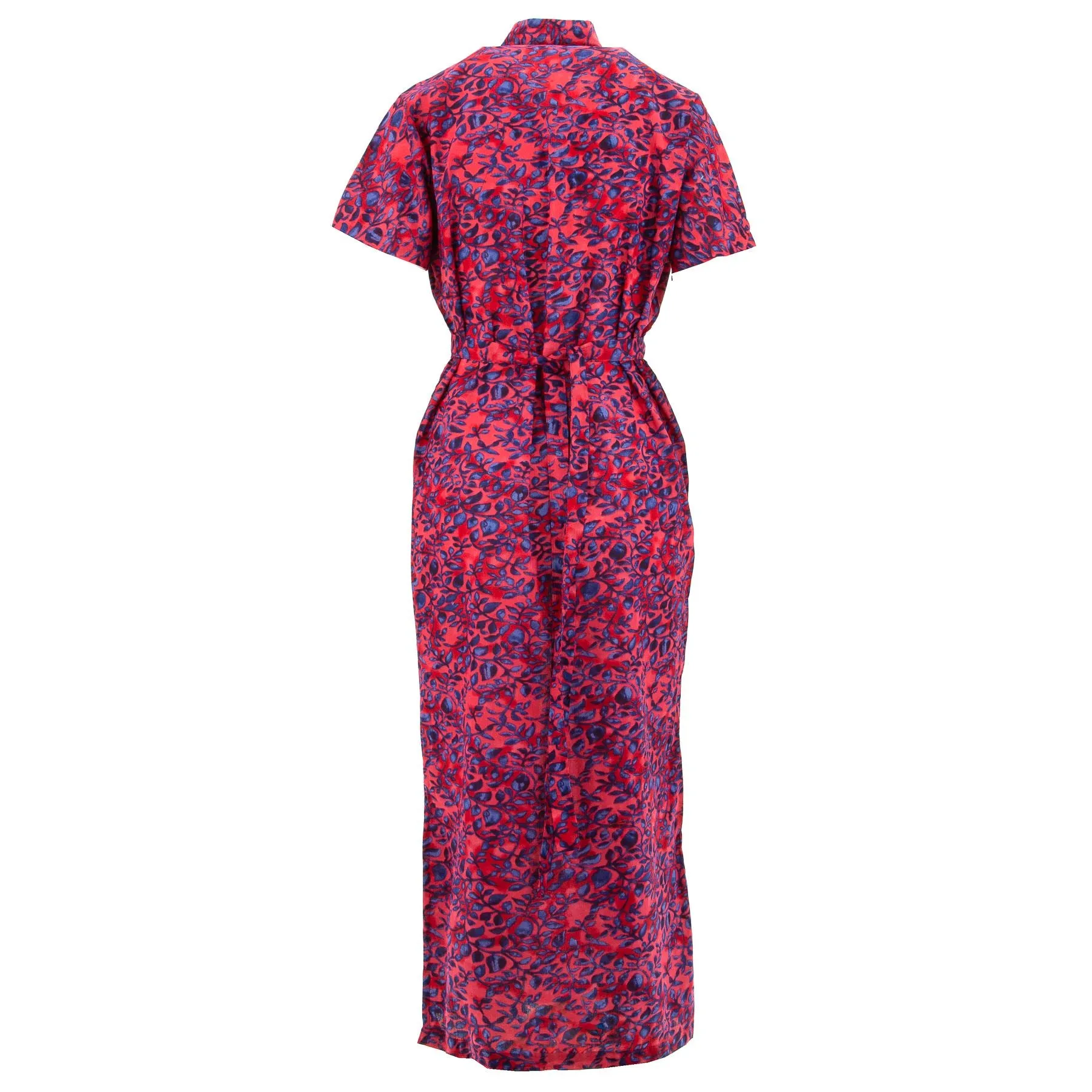 Mandarin Maxi Dress - Vibrant Leaf