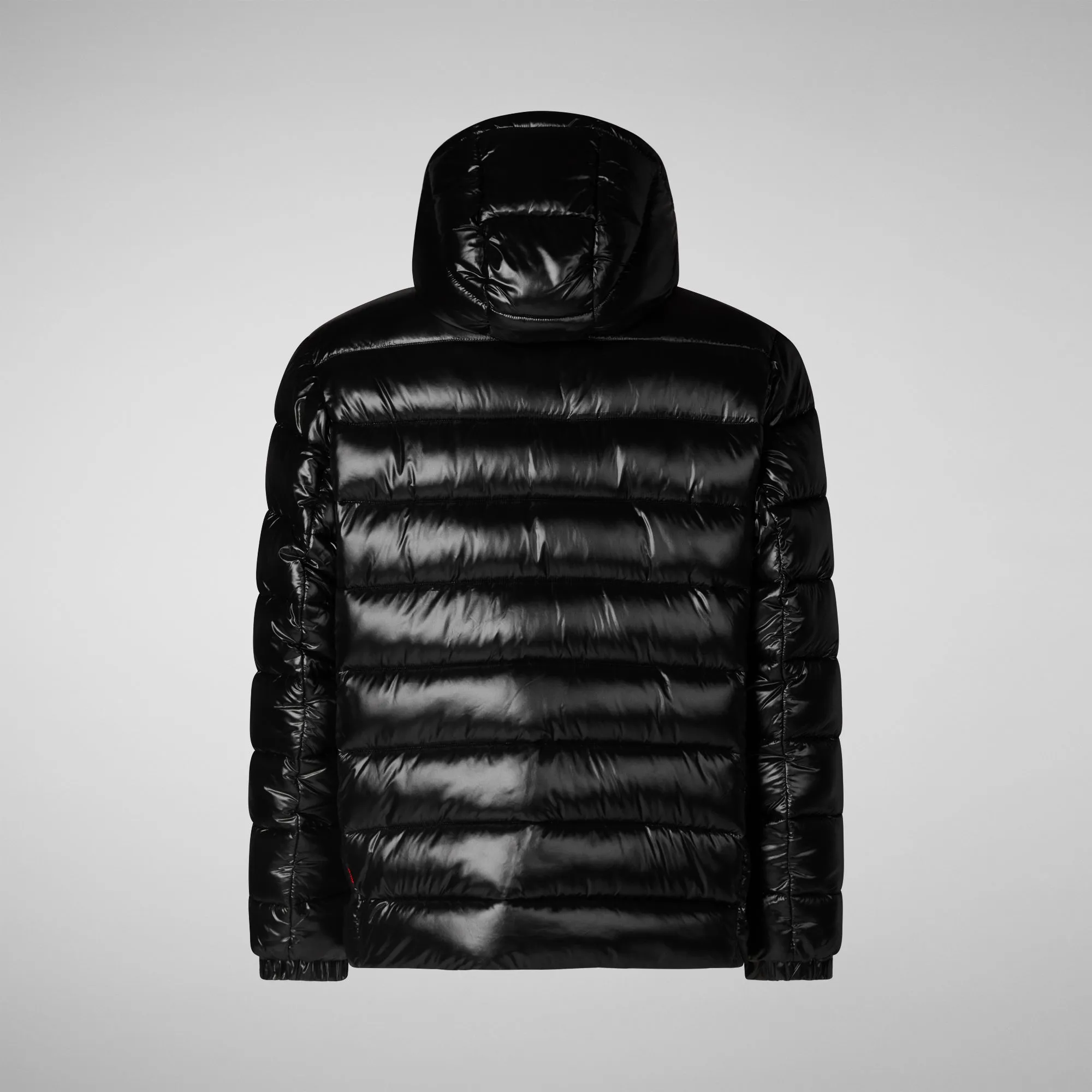 Men's Hooded Animal free Puffer Jacket Florian in Black