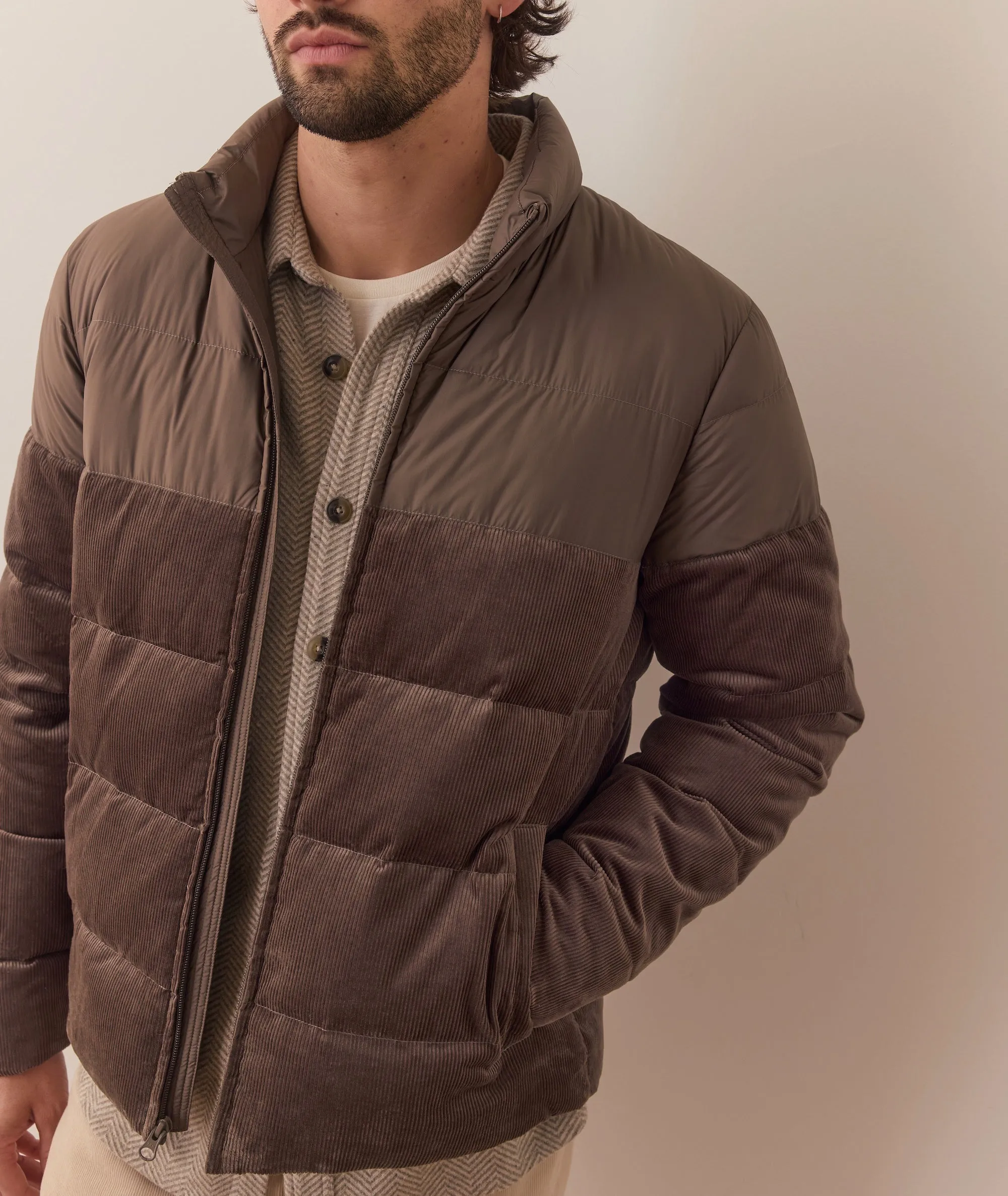 Miles Corduroy Puffer Jacket
