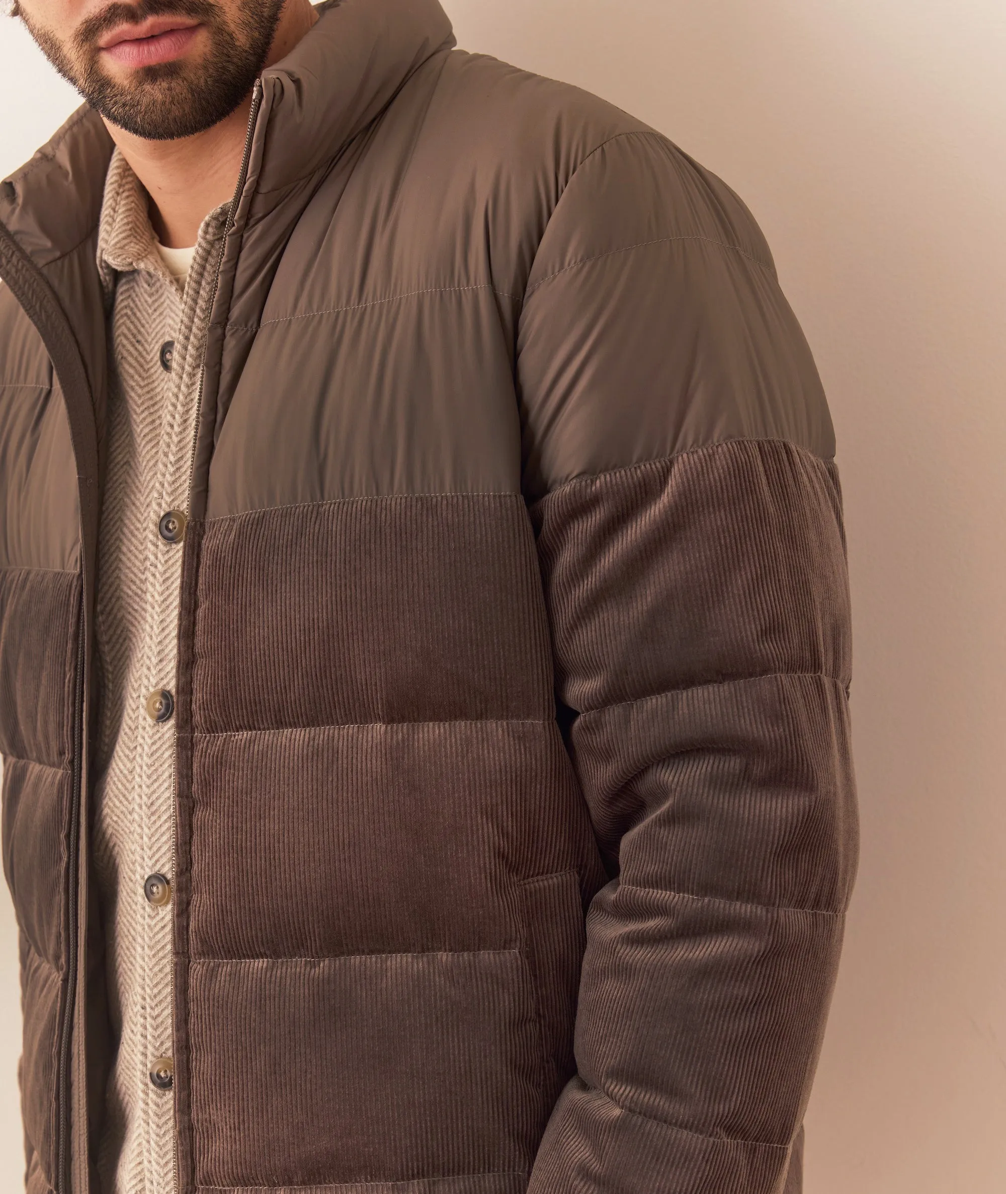 Miles Corduroy Puffer Jacket