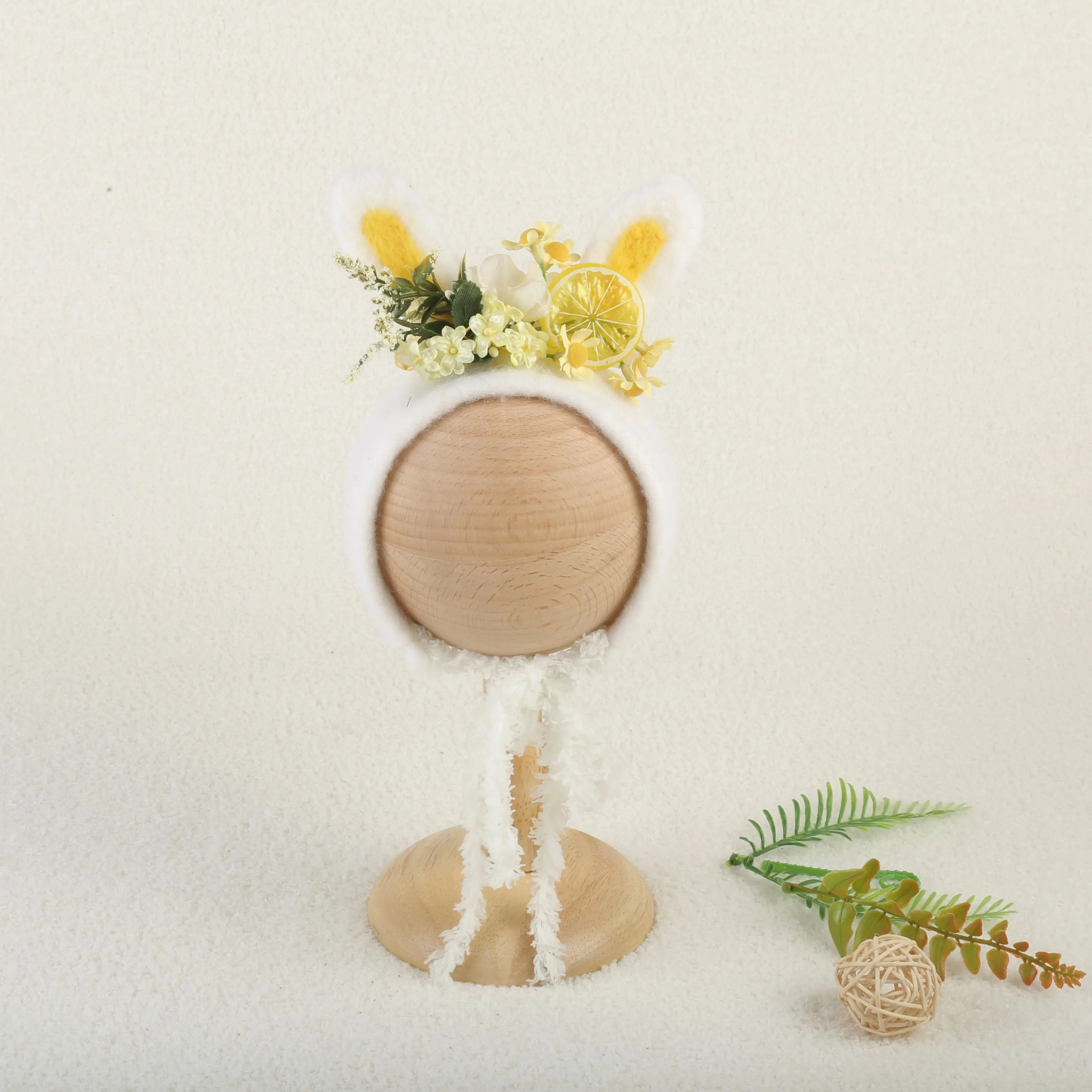 Newborn Wool Bunny and Deer Bonnets Photography Props